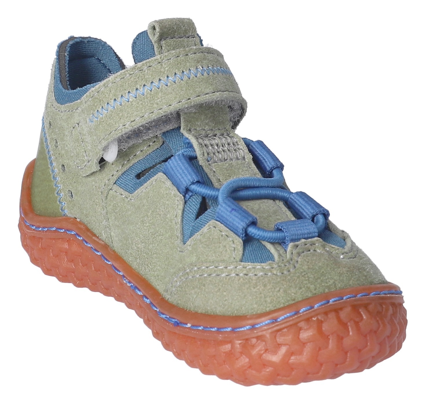 PEPINO by RICOSTA Barfußschuh »Jerry WMS: mittel«  , Barfußschuh mit Gummizug u. Klett, Größenschablone zum Download