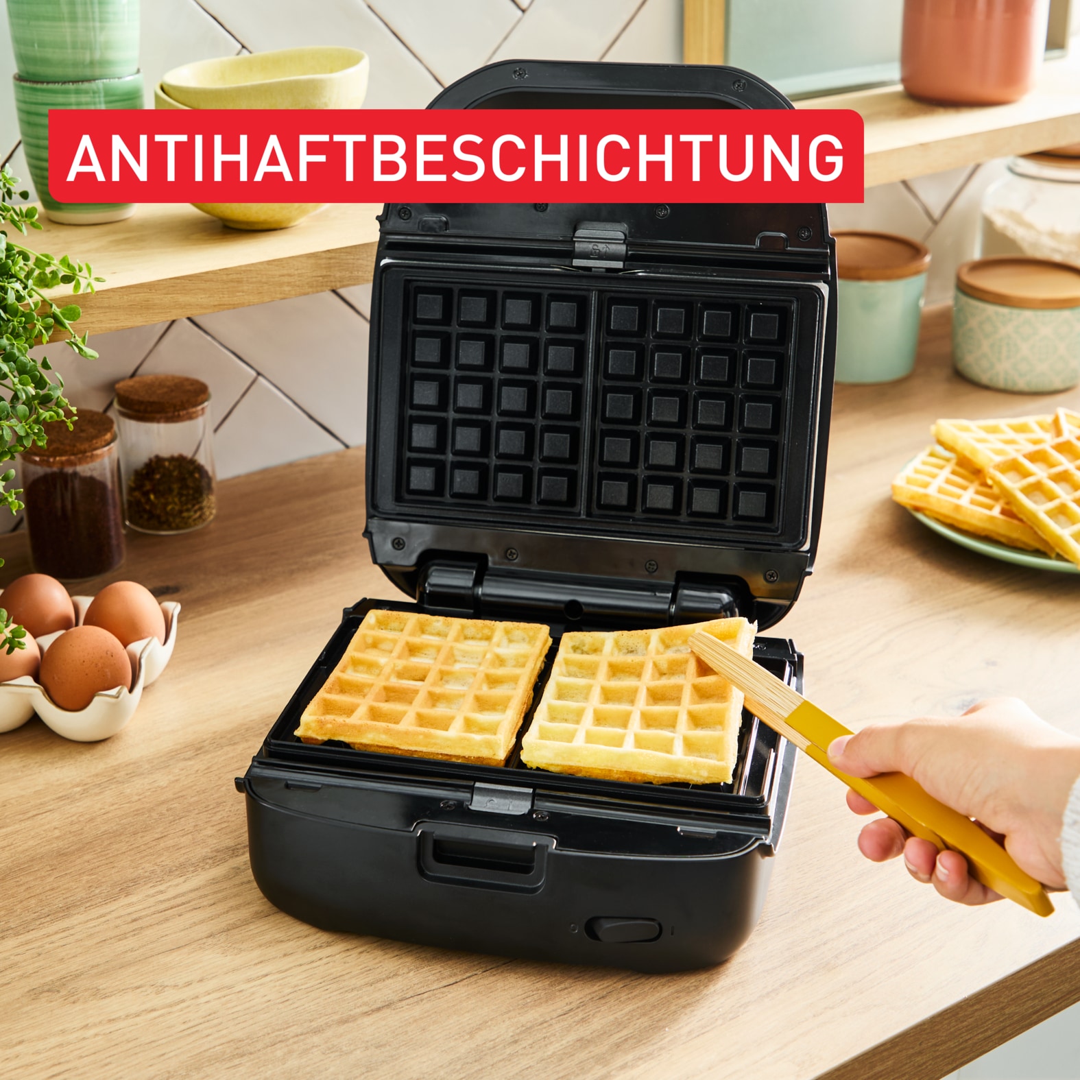 Tefal 2-in-1-Sandwichmaker »SW8674 Snack Collection«, 700 W, Antihaftbeschichtung, austauschbare Plattensets, inkl. Rezeptbuch