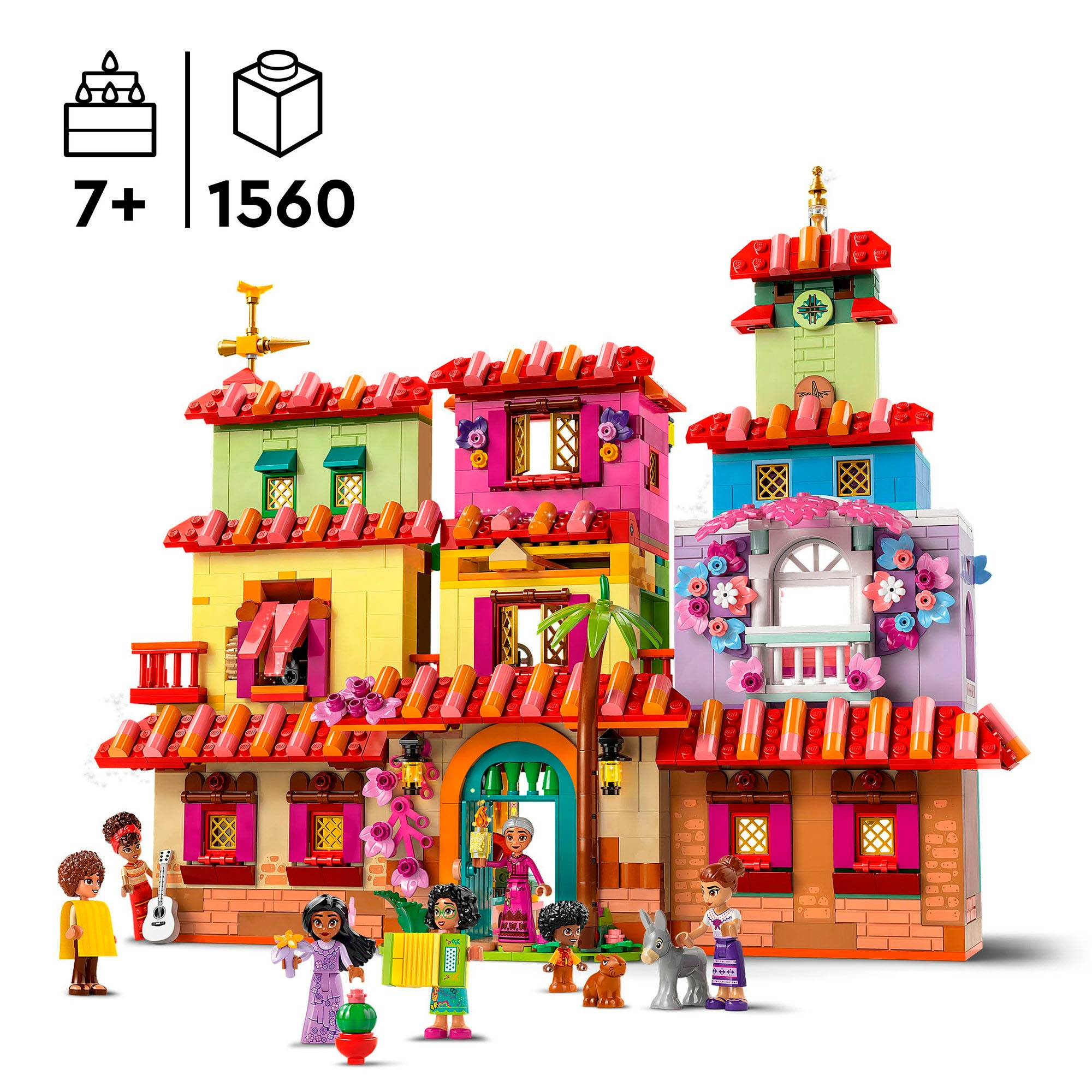LEGO® Konstruktionsspielsteine »Das magische Haus der Madrigals (43245), LEGO Disney Classic«, (1560 St.), Made in Europe