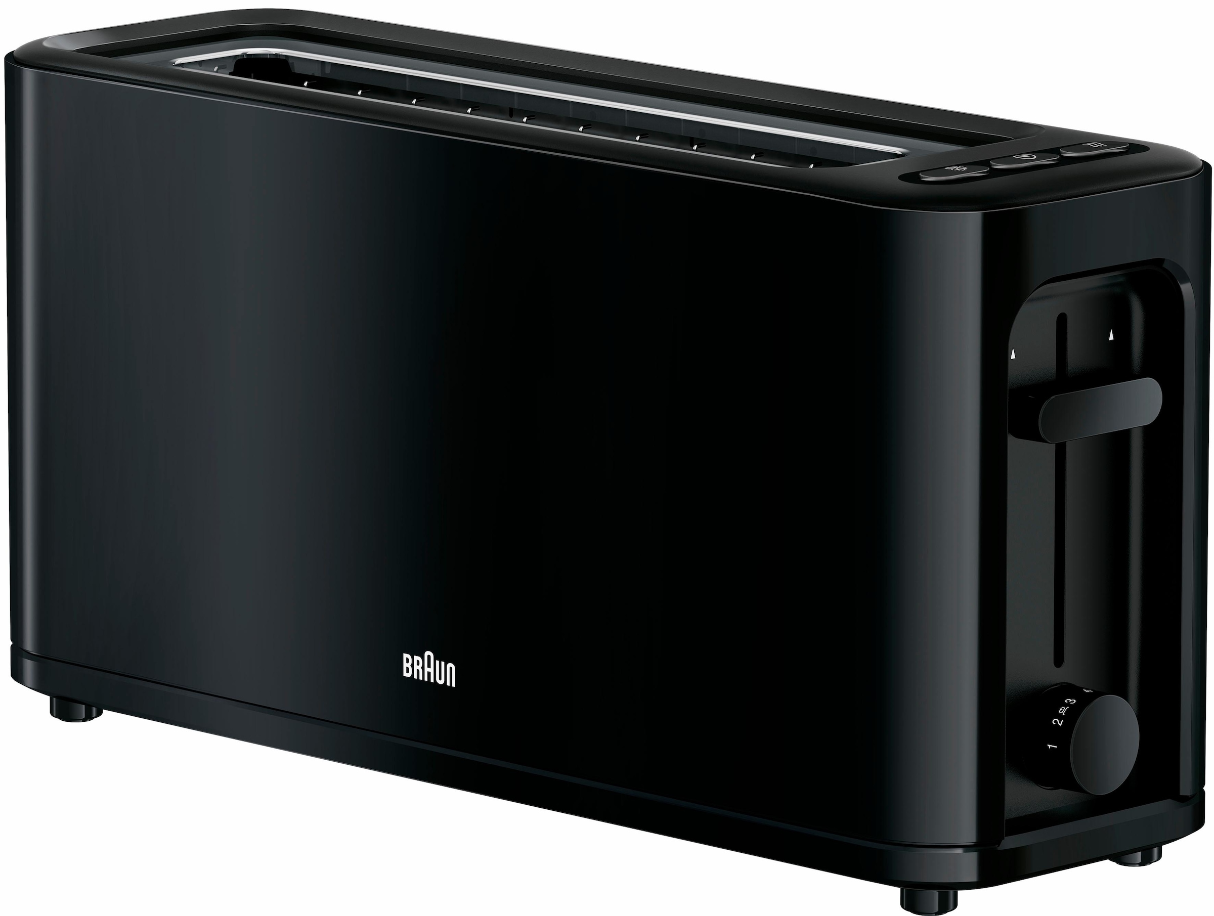 Braun Toaster »HT 3110 BK«, 1 langer Schlitz, für 2 Scheiben, 1000 W