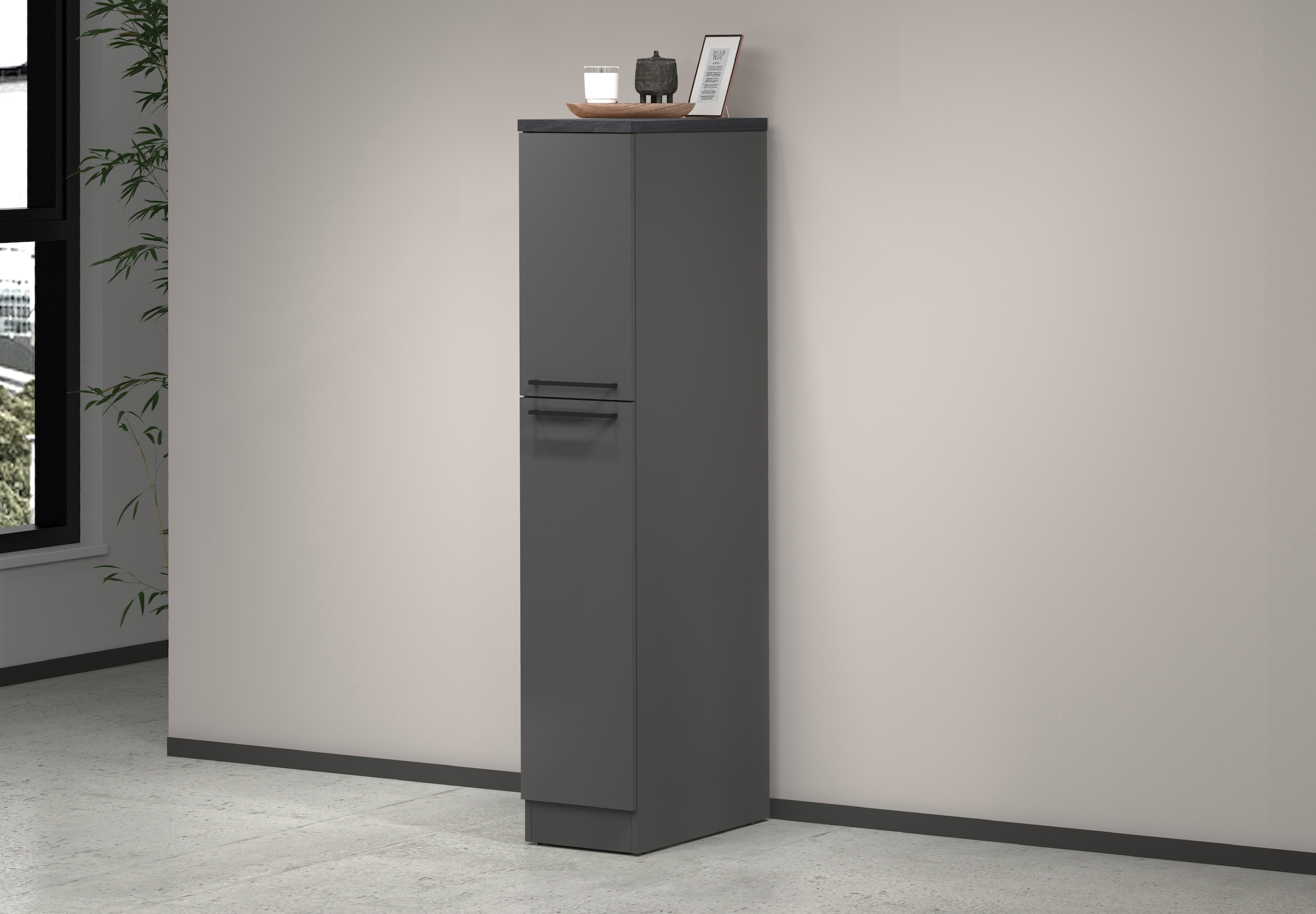 KOCHSTATION Apothekerschrank »KS-Sole« Breite 30 cm, 2 Auszüge, 4 Fächer