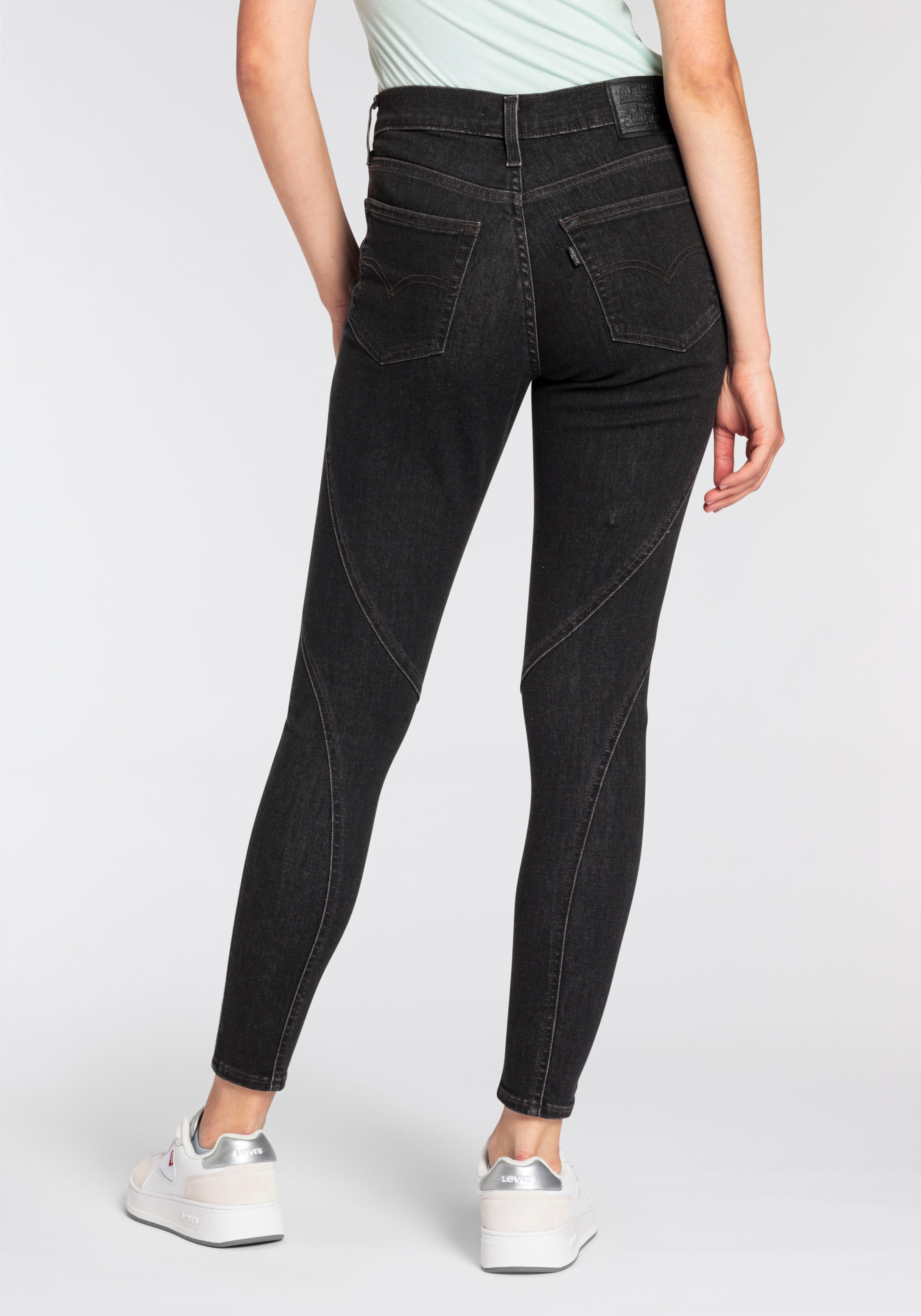 Levi's® Skinny-fit-Jeans »720 ZIP FRONT«, Biker- Look