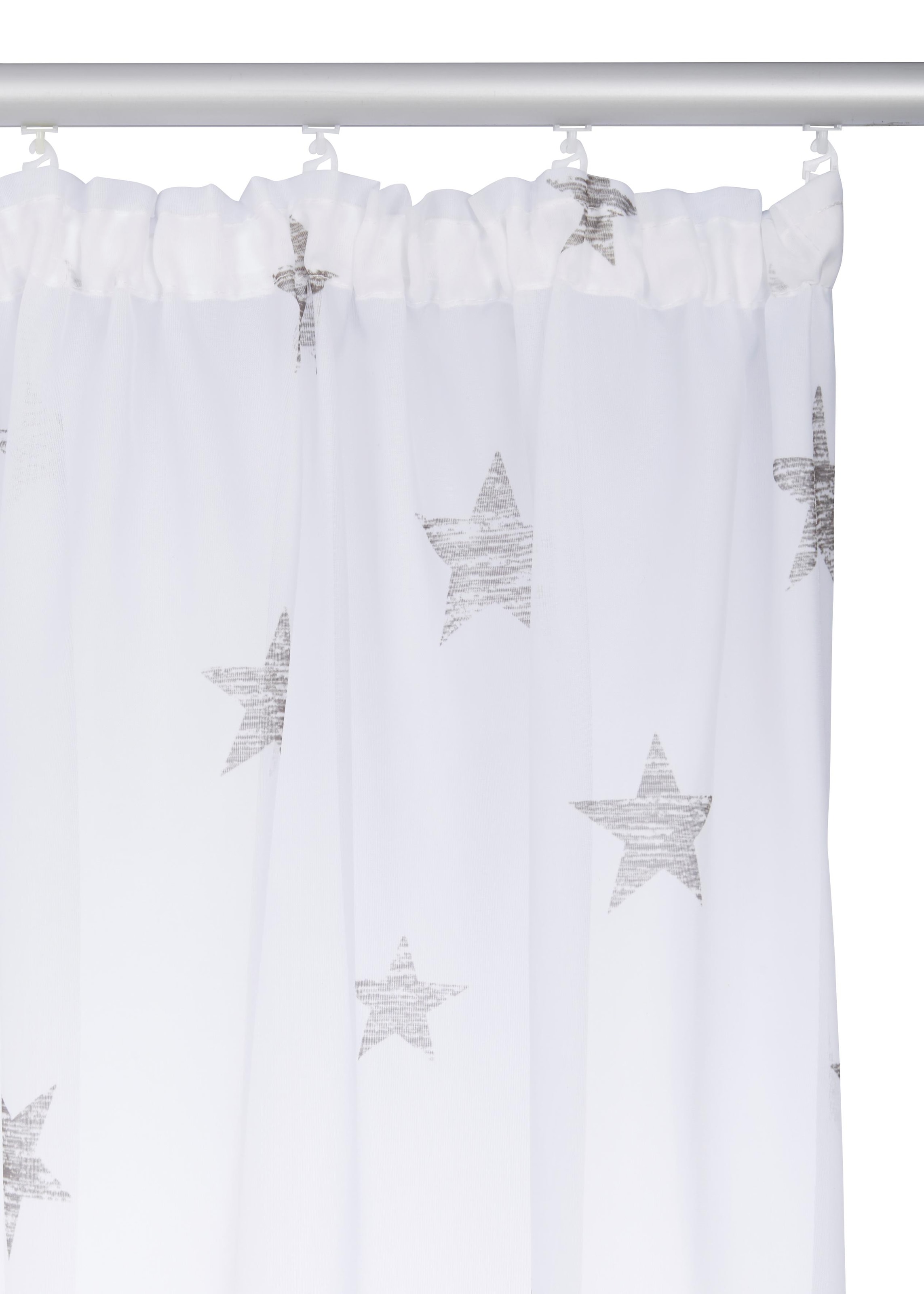 »Stern«, Gardine my online home (1 Polyester Voile, kaufen St.), Transparent,