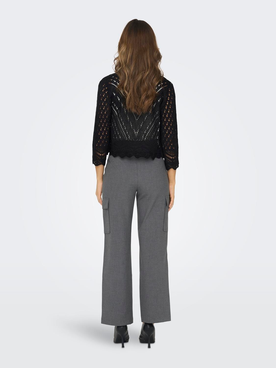 JDY Strickjacke »JDYSUN 3/4 CROPPED CARDIGAN KNT NOOS«