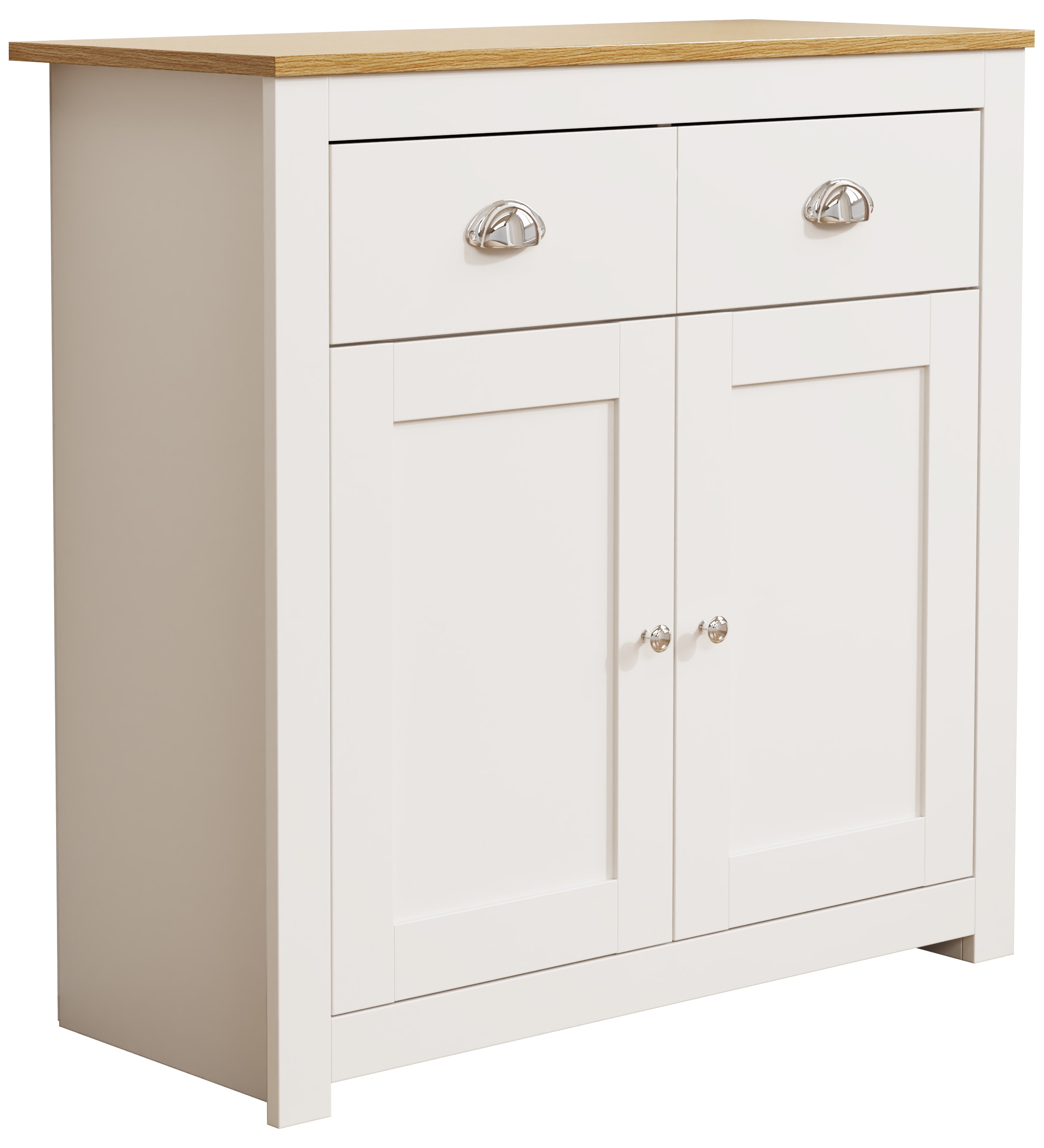 VCM Kommode »Holz Kommode Sideboard Schublade BalusaL« 1 Stk. tlg.