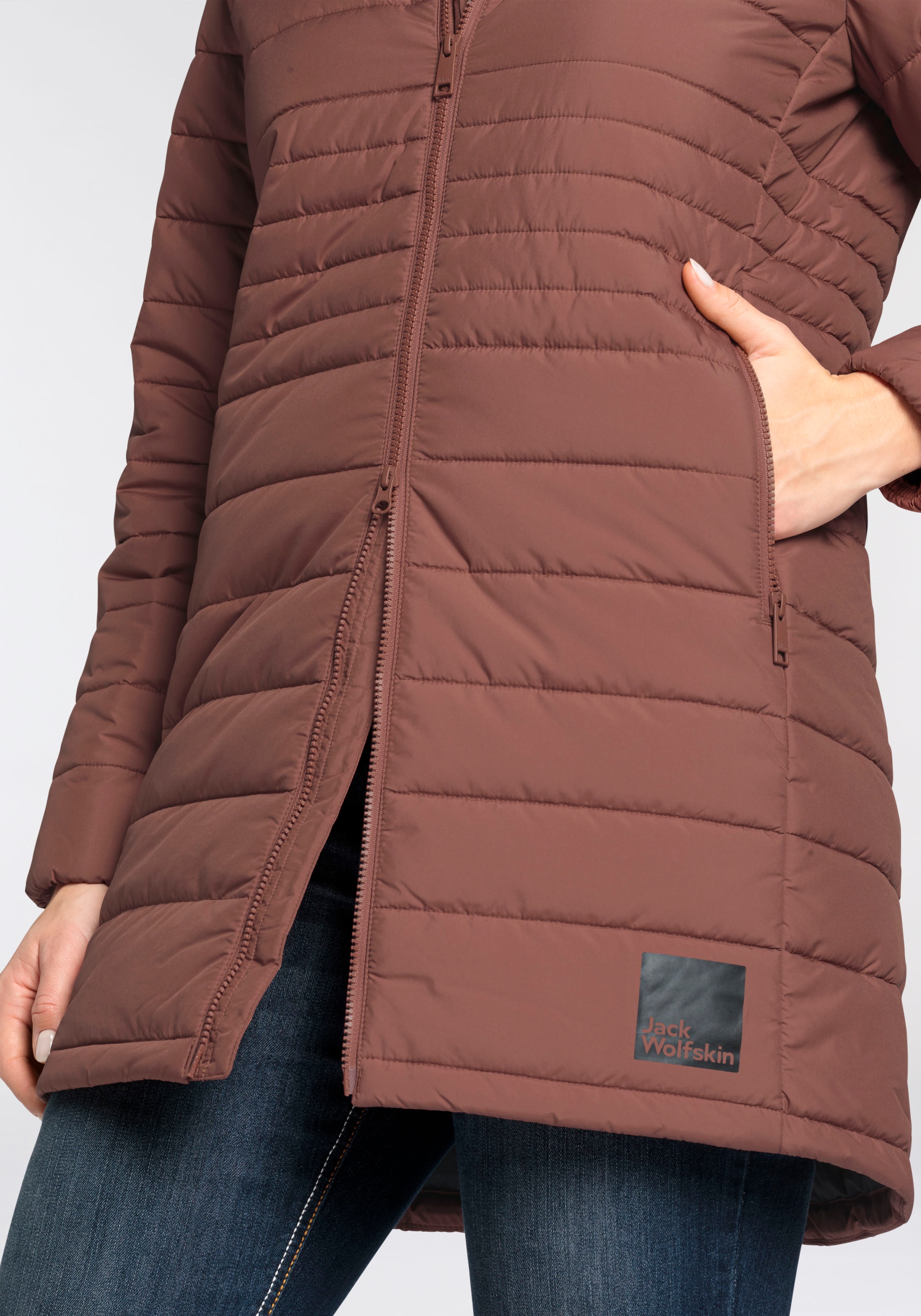 Jack Wolfskin Steppjacke »LUBEENA«, Übergangsjacke Windabweisend, Atmungsaktiv & Schnell trocknend