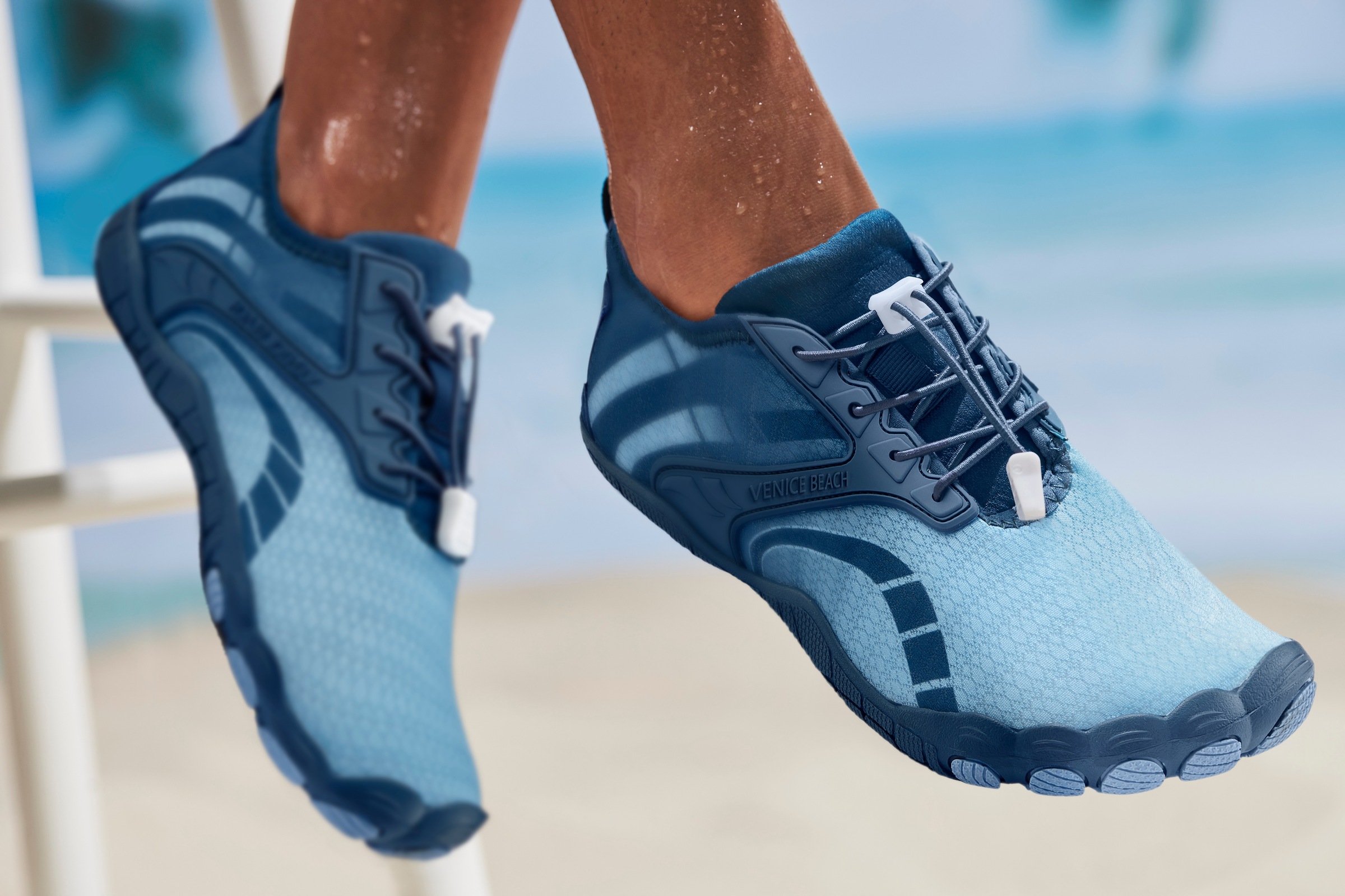 Venice Beach Aquaschuh, mit Kordelzug, Badeschuh, Slipper, Wasserschuh, Unisex VEGAN