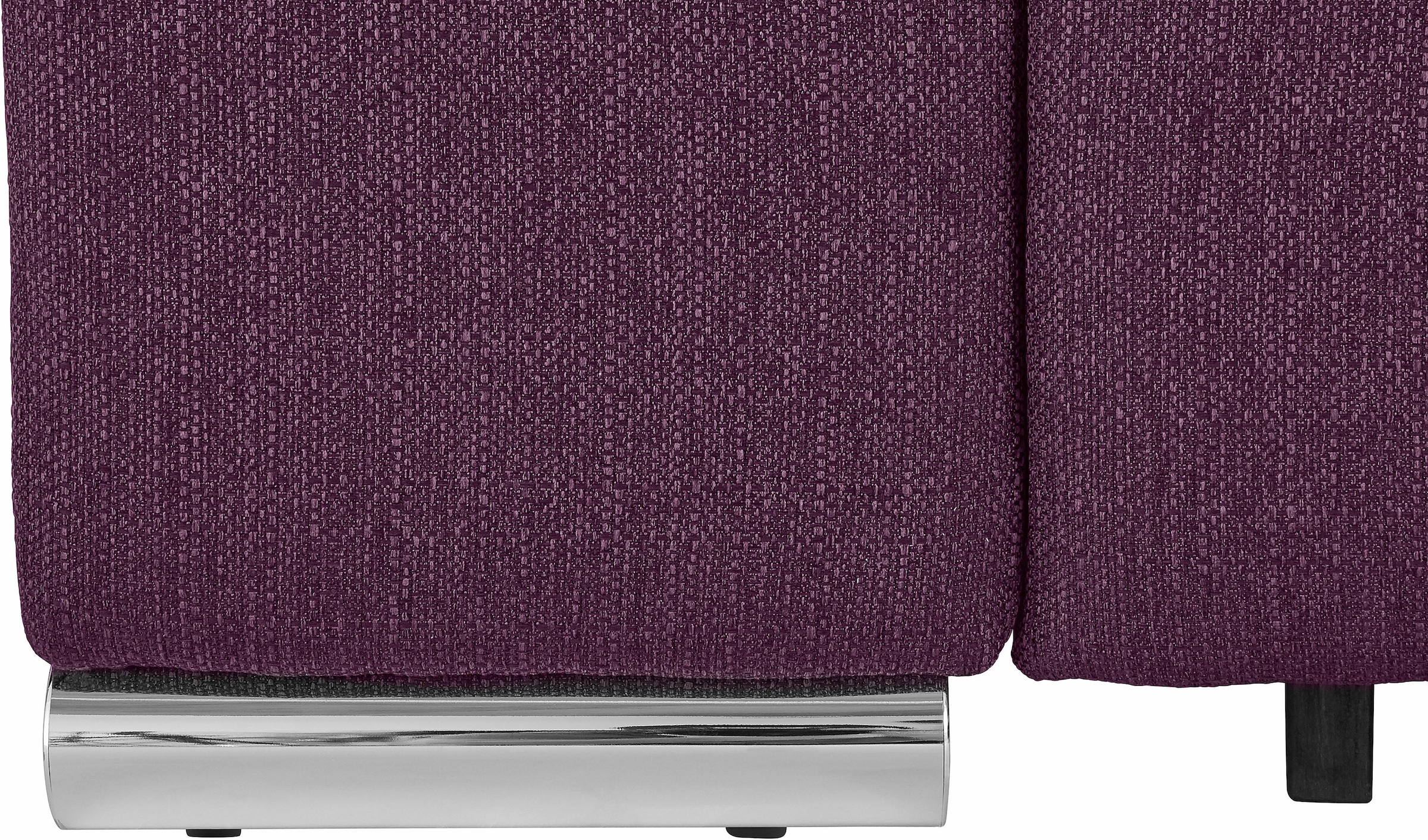 exxpo - sofa fashion Ecksofa »Elias, aktuelle Kreuzsteppung im Sitz, bequem, L-Form«, mit Kopf- bzw. Rückenverstellung, wahlweise mit Bettfunktion