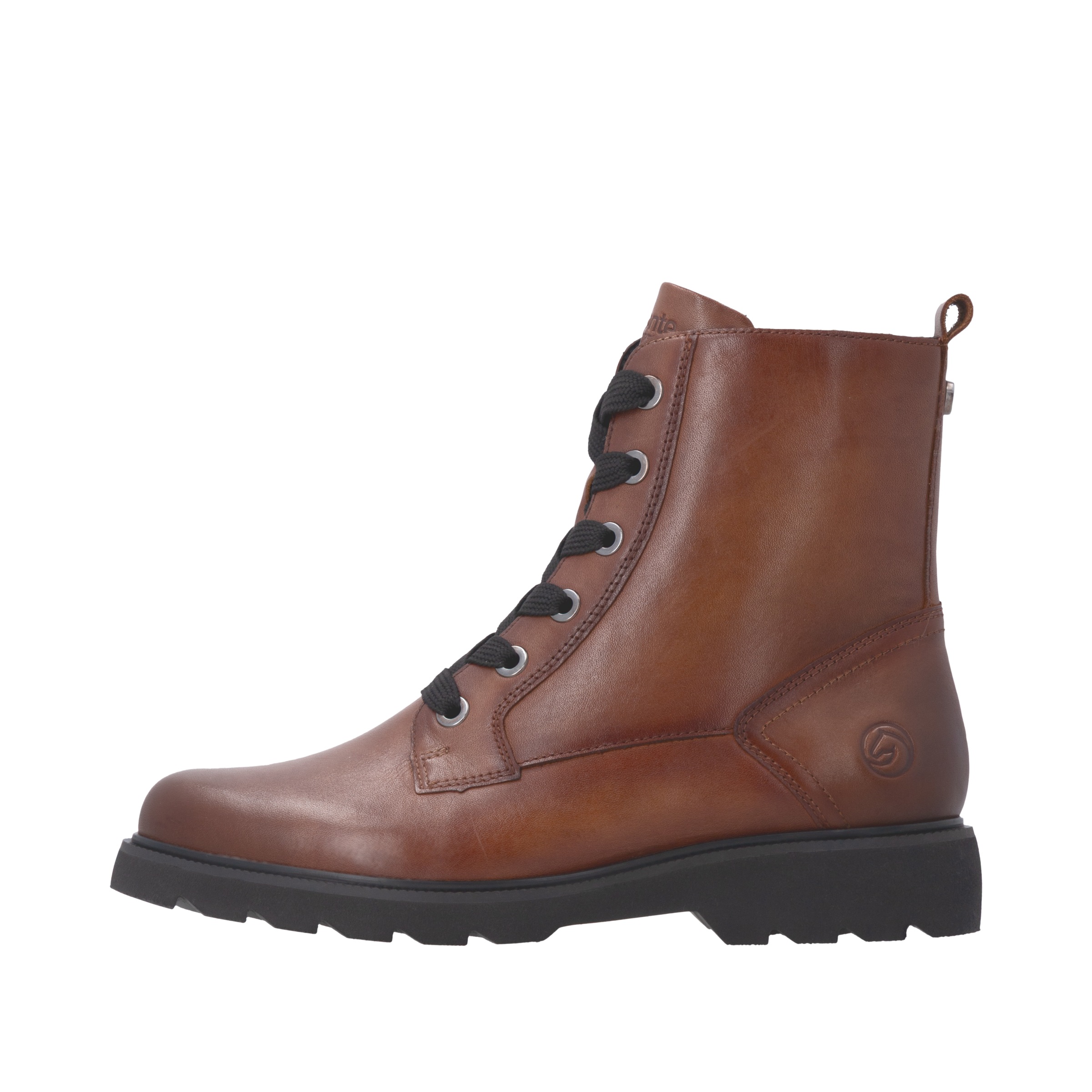 Remonte Schnürboots  Schnürstiefelette, Profilsohle, Blockabsatz