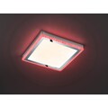 TRIO Leuchten LED Deckenleuchte »Slide«, LED-Board, Getrennt schaltbar,Fernbedienung,integrierter Dimmer,Nachtlicht,RGBW-Farbwechsler