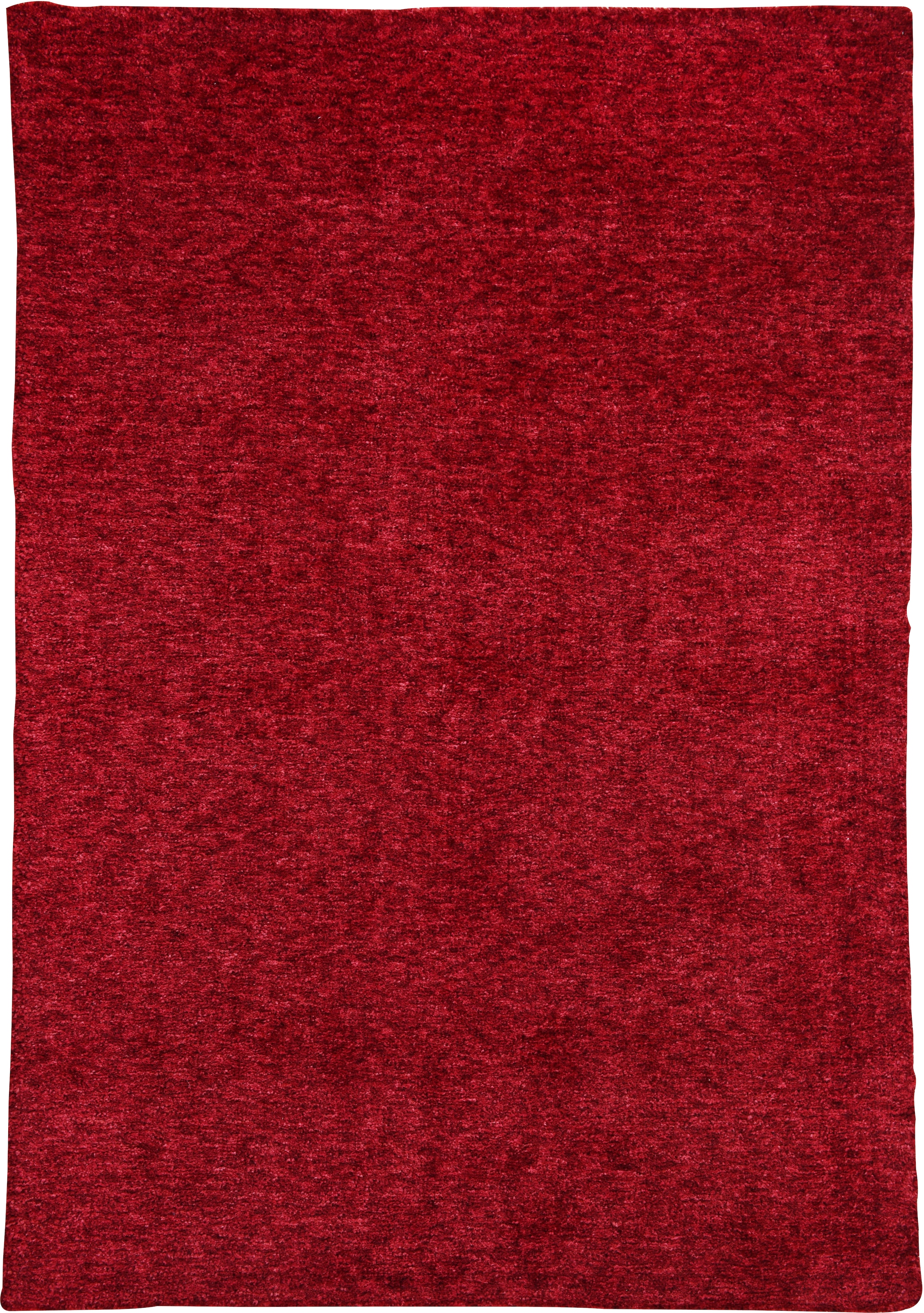 Gino Falcone Teppich »Roberto Uni« rechteckig 20 mm Höhe meliert, besonders weich durch Microfaser