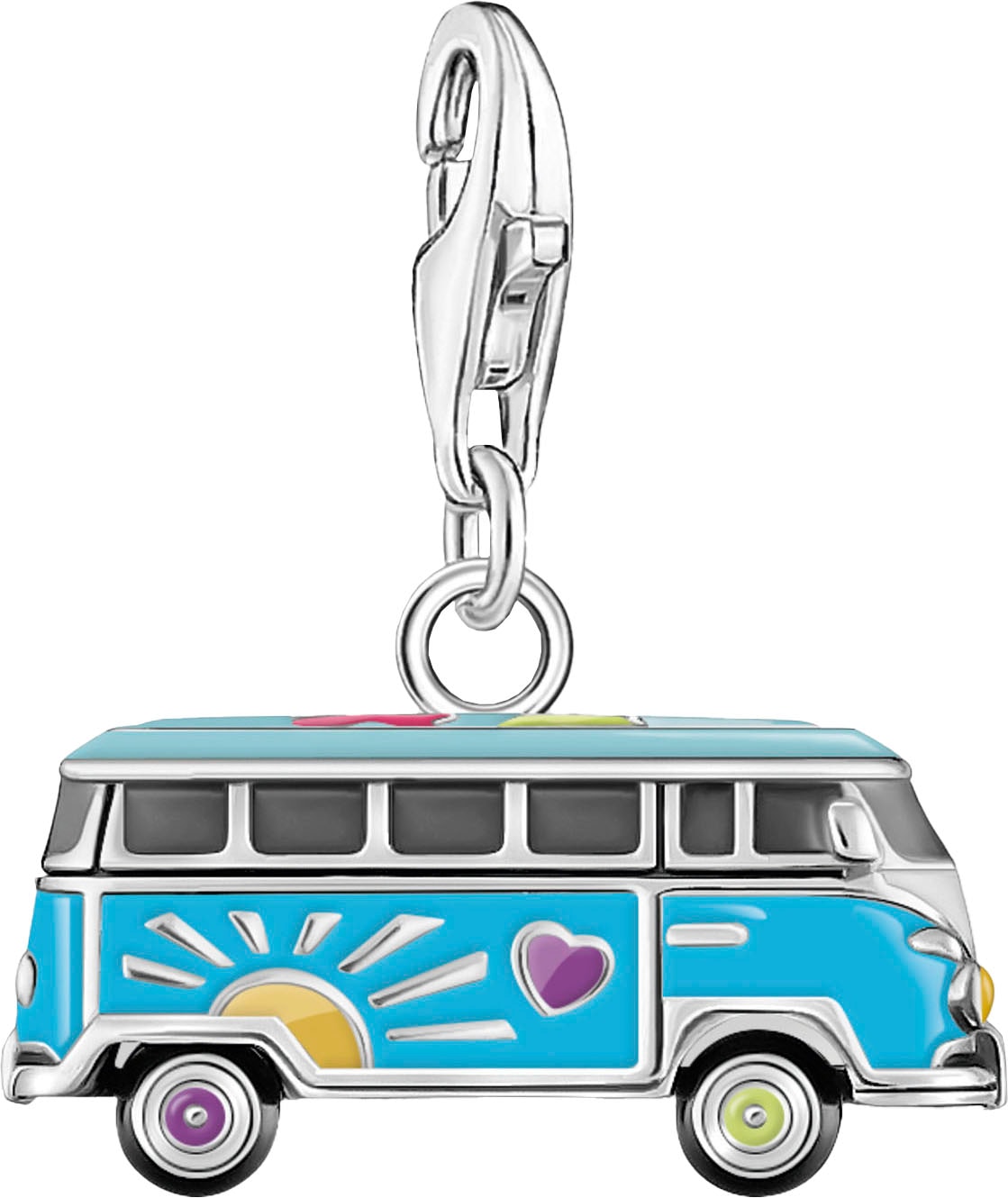 THOMAS SABO Charm-Einhänger »Charm Hippie-Bus bunt, 2210-664-7«