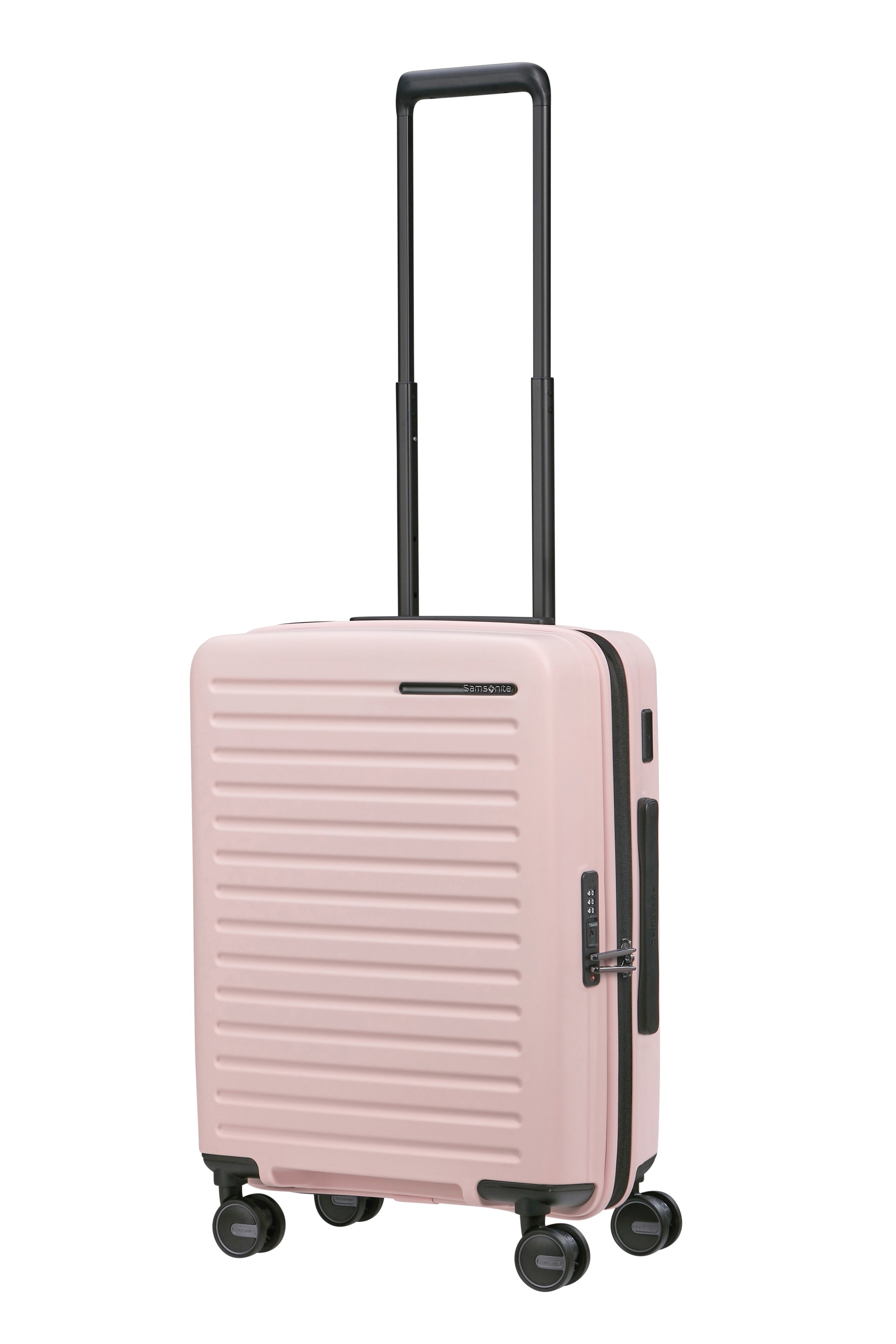 Samsonite Hartschalen-Trolley »RESTACKD« 39 l 4 Rollen mit fester Trennwand und verstellbaren Packgurten