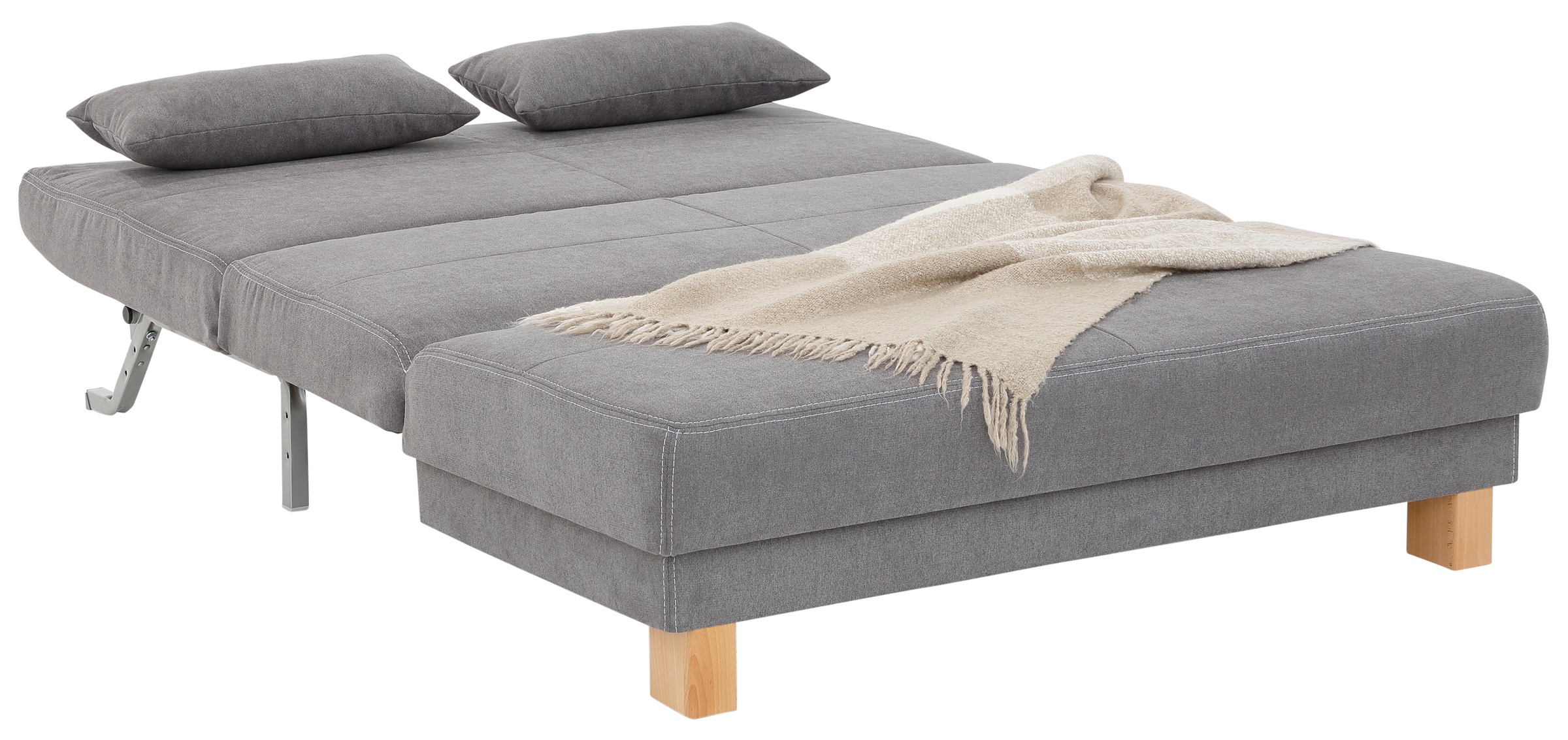 Home affaire Schlafsofa »Gina«, vom Sofa zum Bett mit einem Handgriff, in 4 Breiten, Nierenkissen