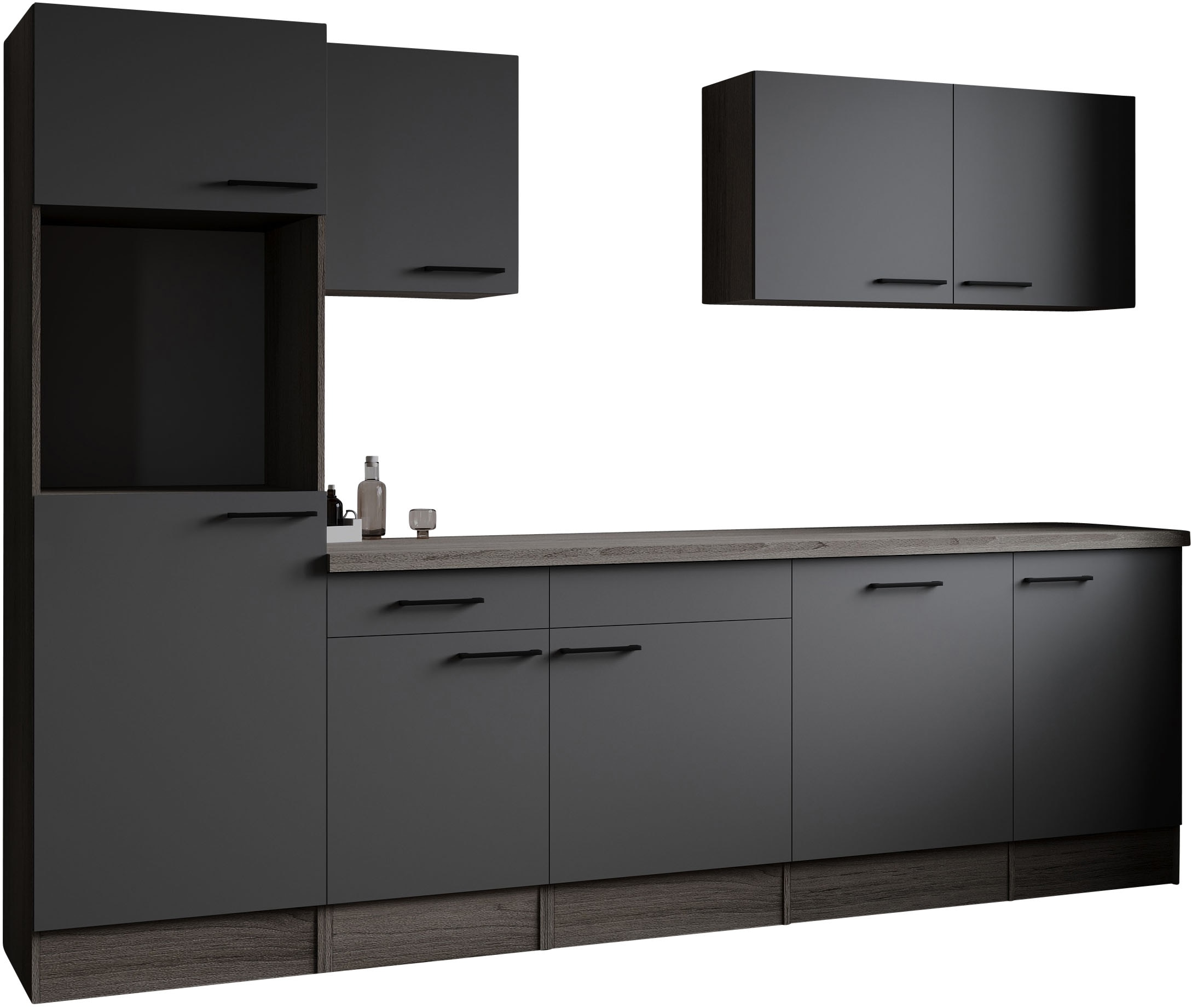 RESPEKTA Küchenzeile »Oliver« Breite 280 cm, 90 cm Arbeitshöhe, in exklusiver Konfiguration für OTTO