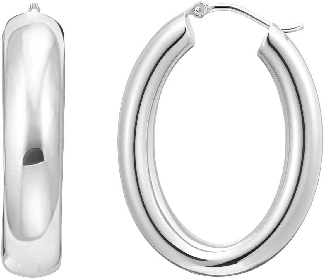 THOMAS SABO Sterling Silver 34.2mm Chunky Hoop Earrings CR739-001-21