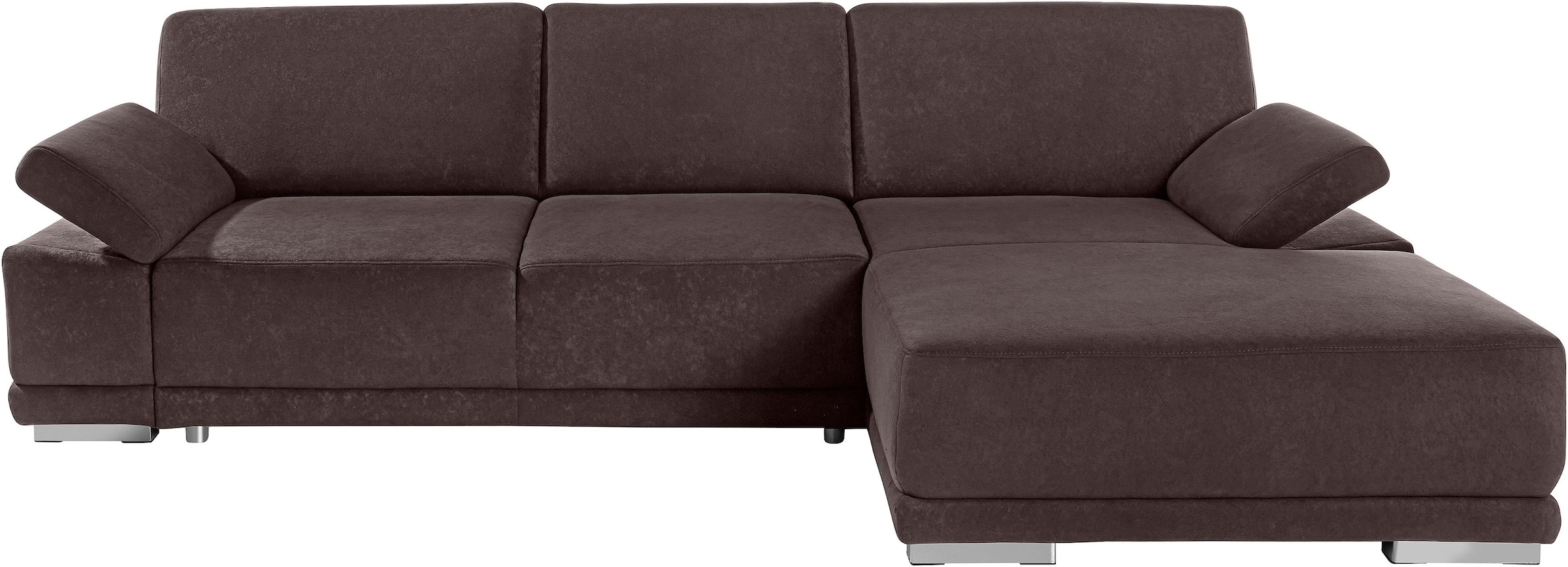 sit&more Ecksofa »Coria L-Form«, mit XL-Recamiere, wahlweise mit Bettfunktion