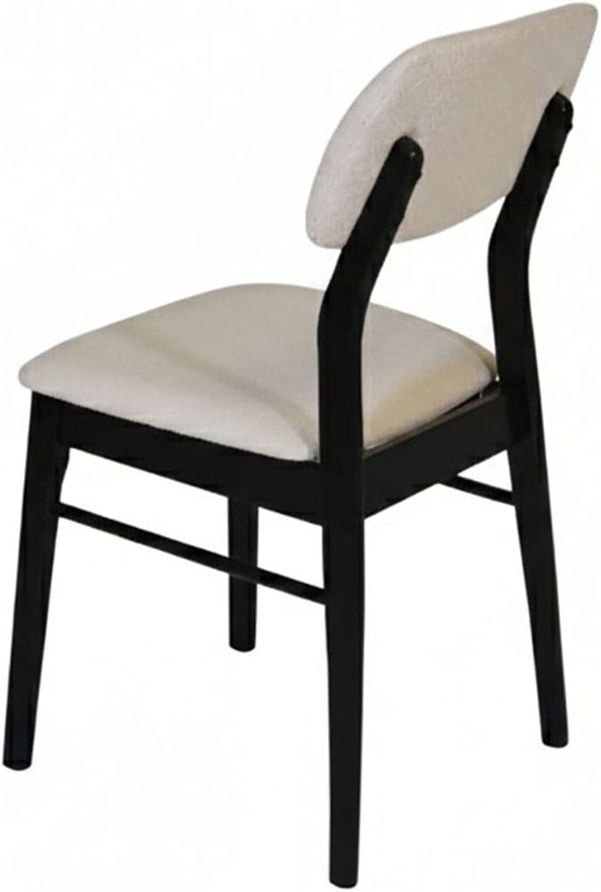 Jahnke Esszimmerstuhl »JOY SIT DUO« (Set) Esszimmerstuhl (2er Set), Massivholz, Boucle-Stoff,bis 110kg belastbar