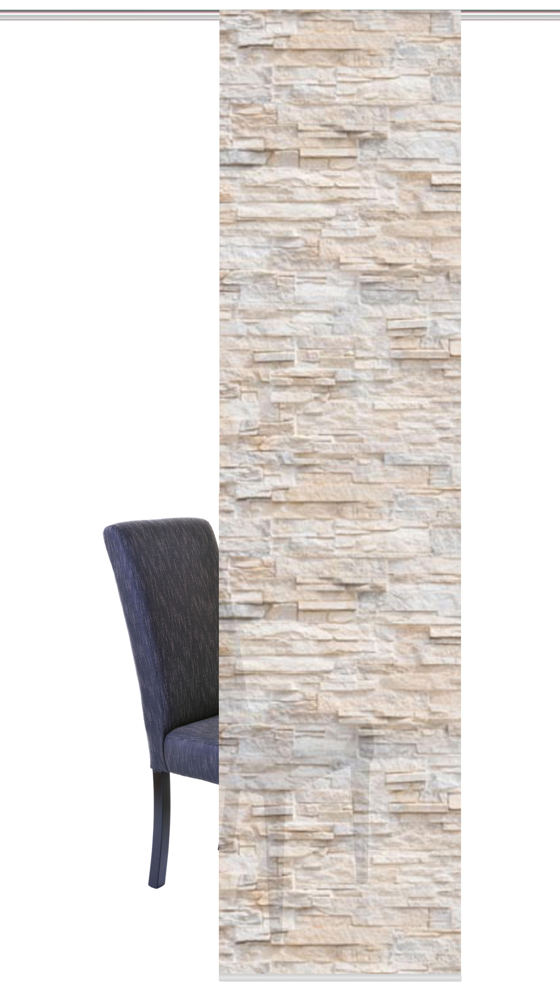 HOME WOHNIDEEN Schiebegardine »WALLI« Paneelwagen 1 Stk. tlg. HxB: 245x60