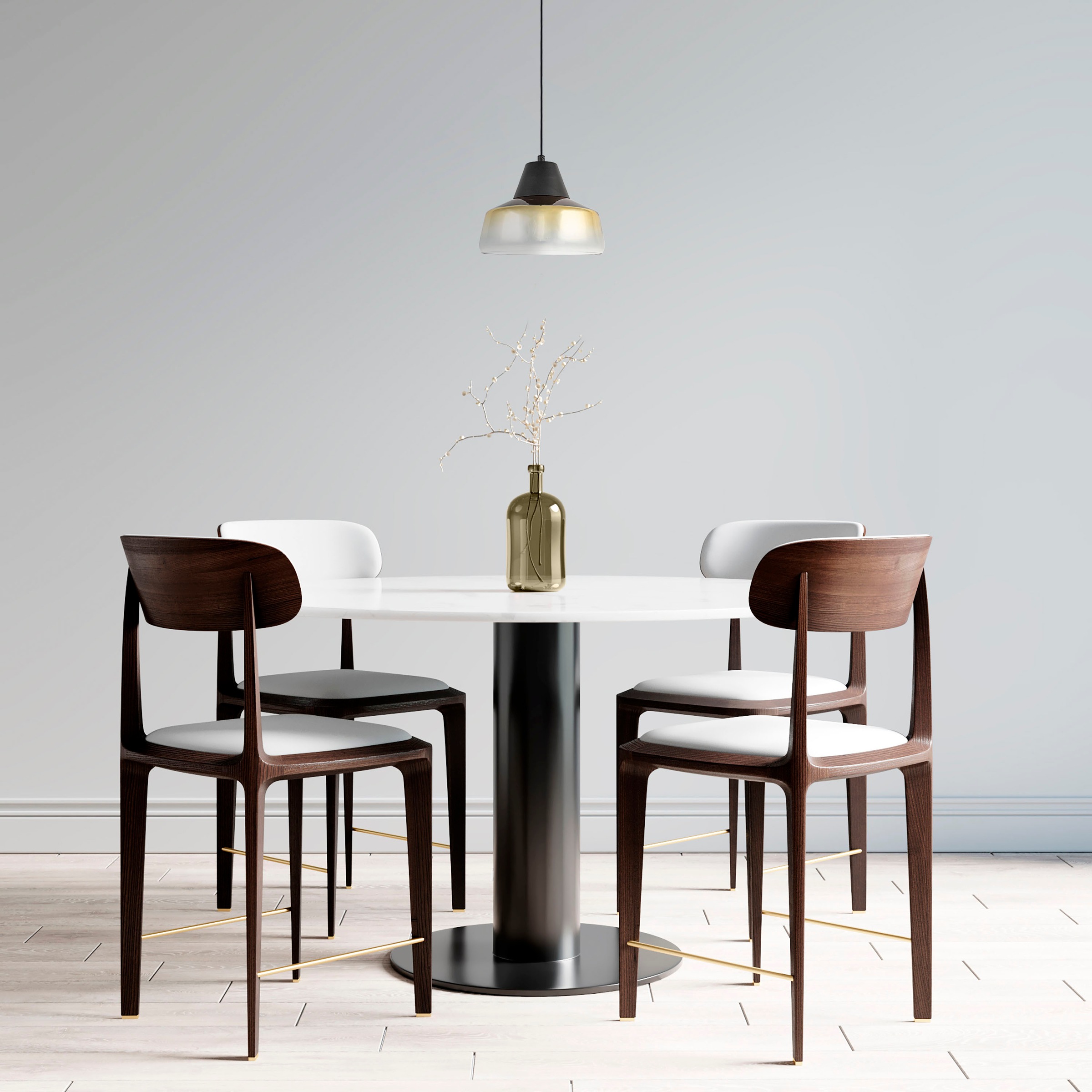 Paco Home Pendelleuchte »DIARA«, Leuchtmittel E27 | ohne Leuchtmittel, Glas Esszimmer Lampe Hängeleuchte Modern Vintage Industrial E27
