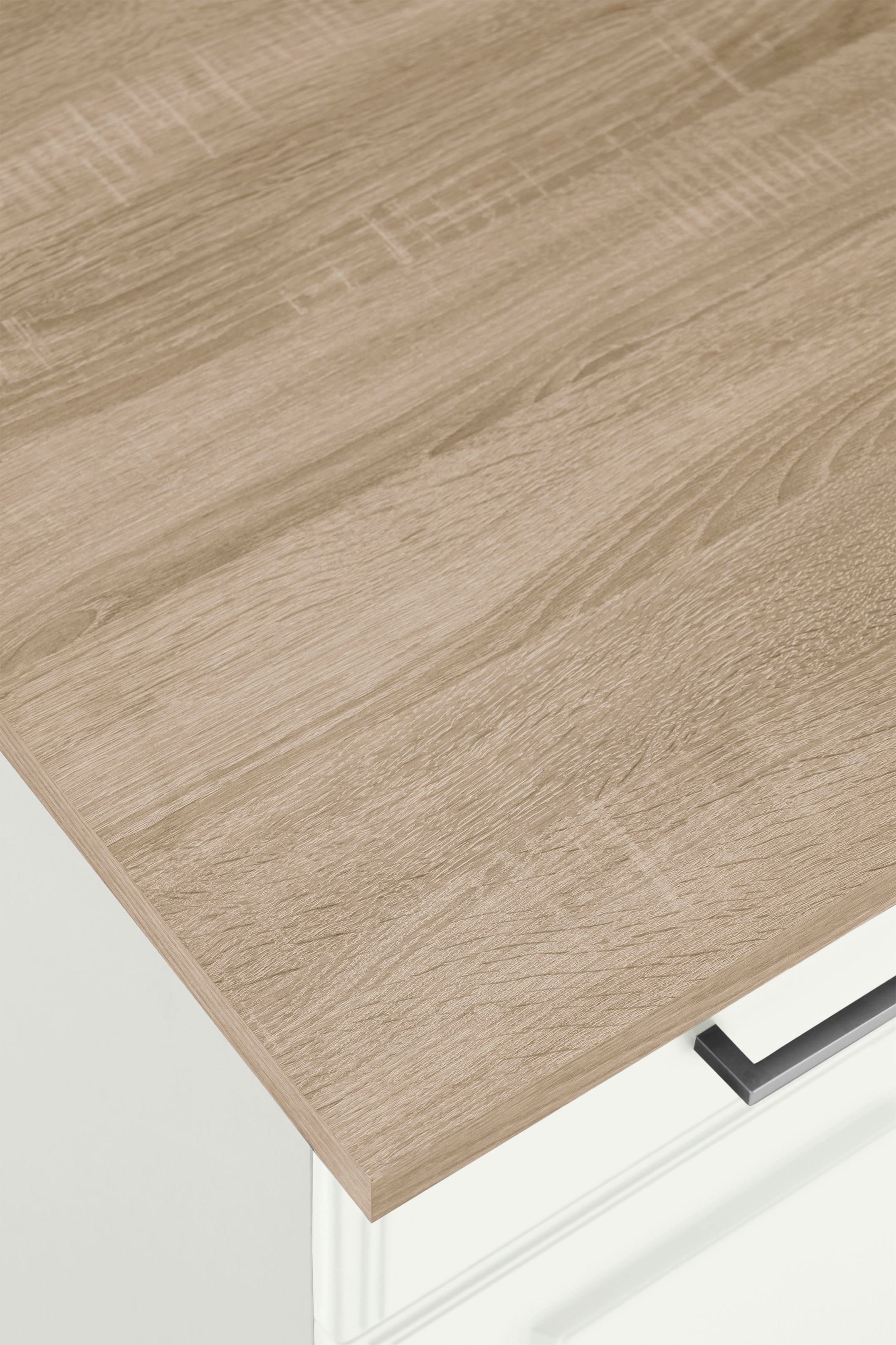 KOCHSTATION Winkelküche »KS-Stockholm« Stellbreite 320/170 cm, mit hochwertigen MDF Fronten im Landhaus-Stil