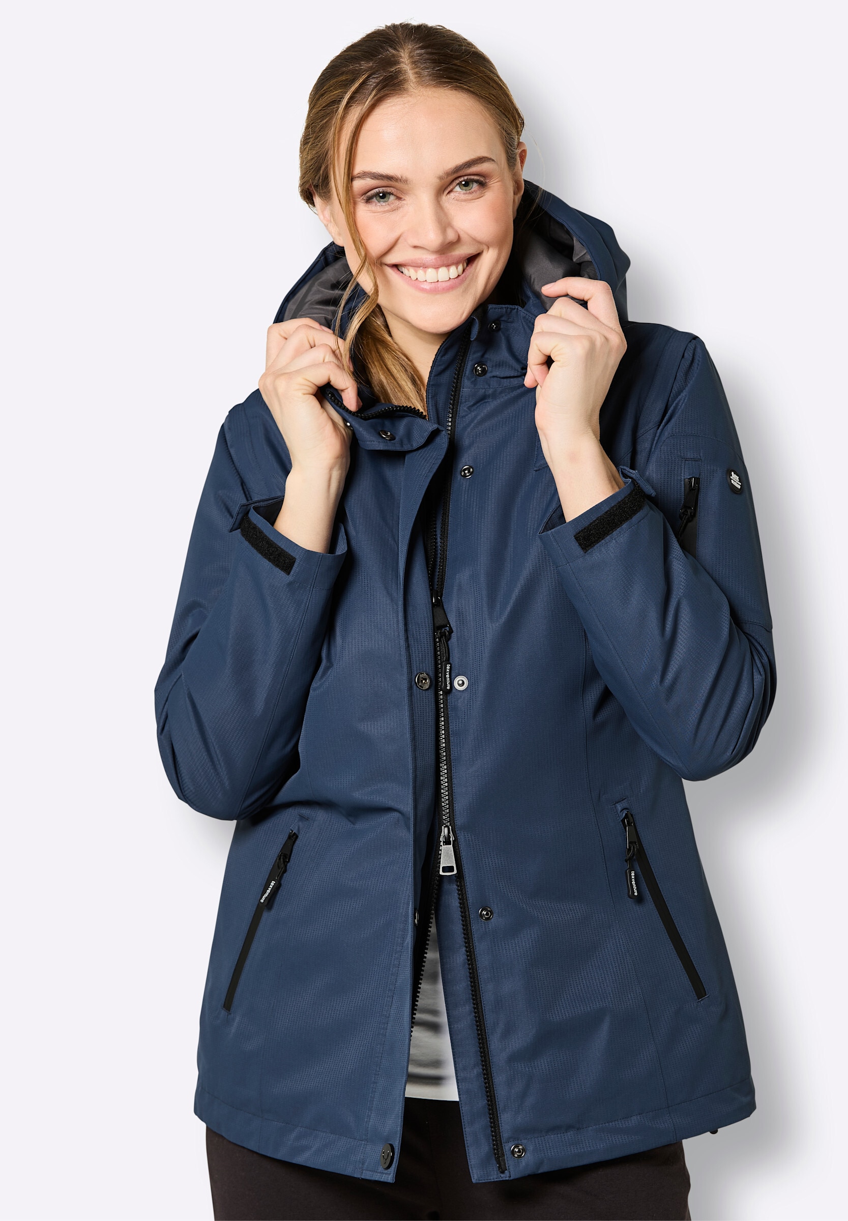 Witt Regenjacke »Funktionsjacke Funktionsjacke mit abzippbaren Ärmeln« Abnehmbare Kapuze