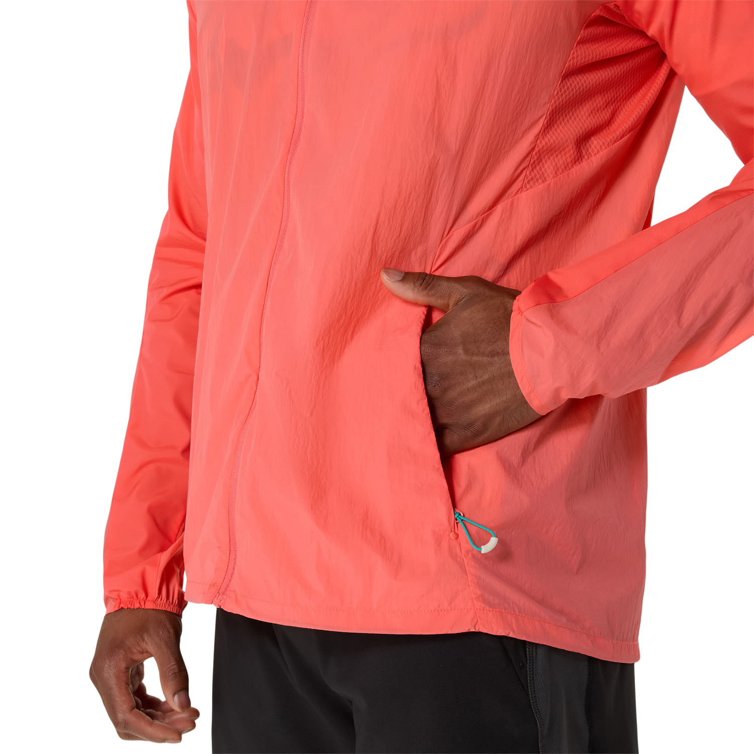 Asics Laufjacke »ROAD PACKABLE JACKET«, mit Kapuze