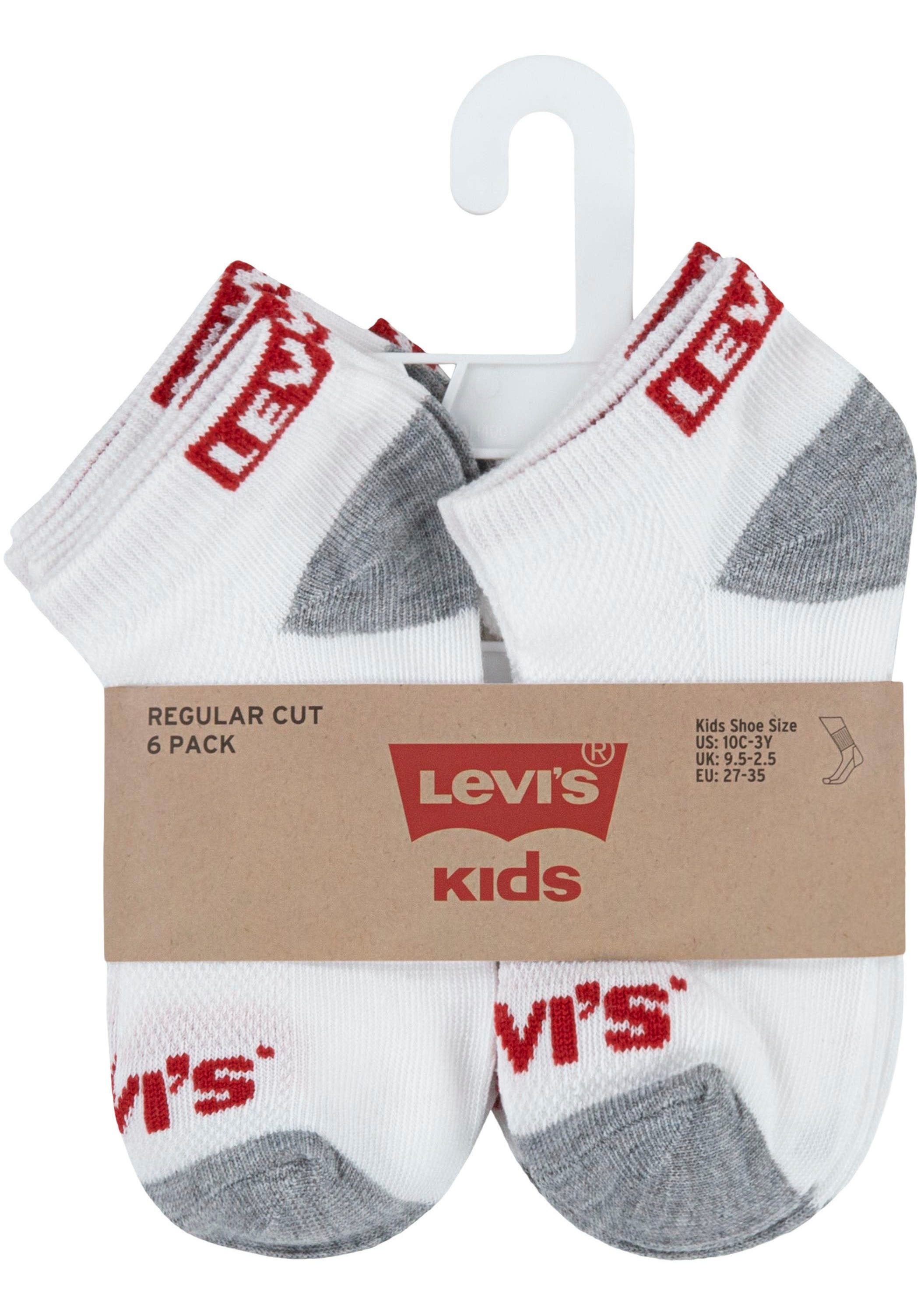 Levi's® Kids Kurzsocken »LHN BOX TAB LOW CUT 6PK MarkeL« Packung, 6 Paar tlg. UNISEX
