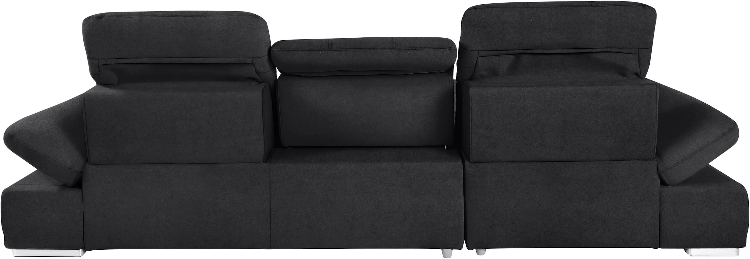 COTTA Ecksofa »Holiday L-Form mit Sitztiefen-, Armteil- und Kopfteilverstellung«, wahlweise mit Bettfunktion & Bettkasten