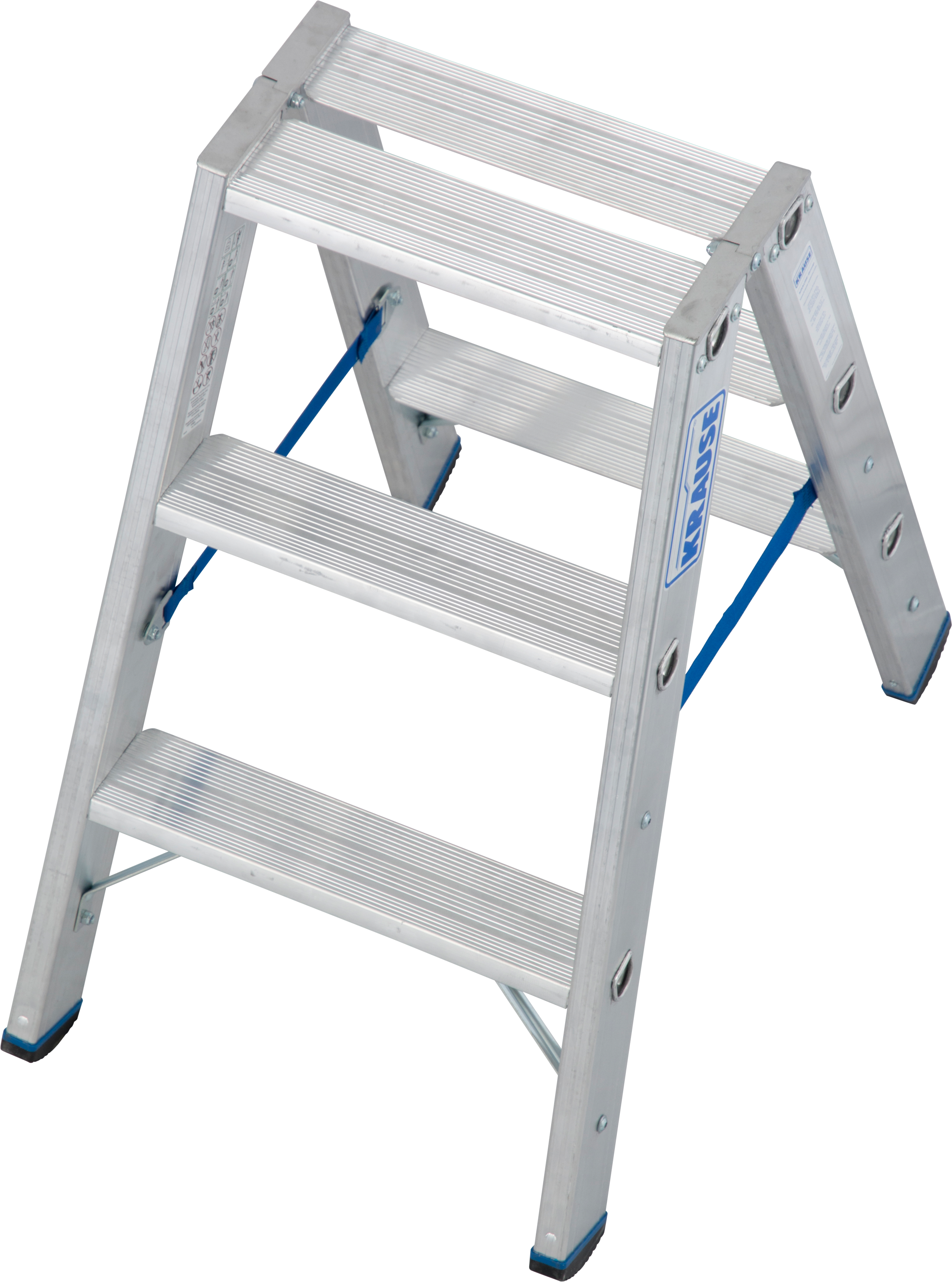 KRAUSE STABILO Stufen-DoppelLeiter 2x3 Stufen