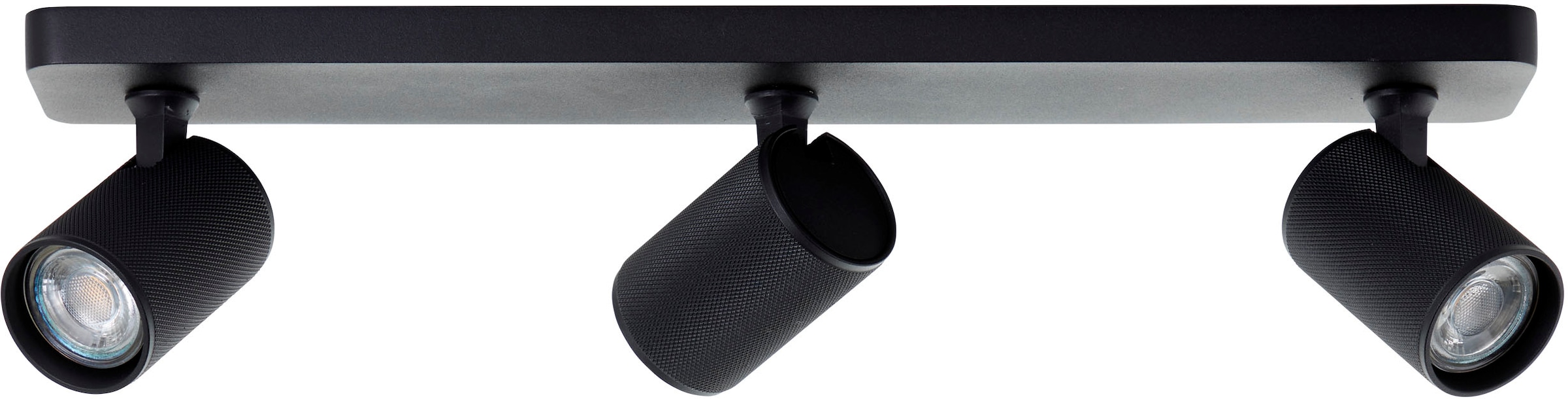 Brilliant Deckenstrahler »Marty«, 3 flammig, Spotbalken schwenkbar, GU10, 345lm, 3000K
