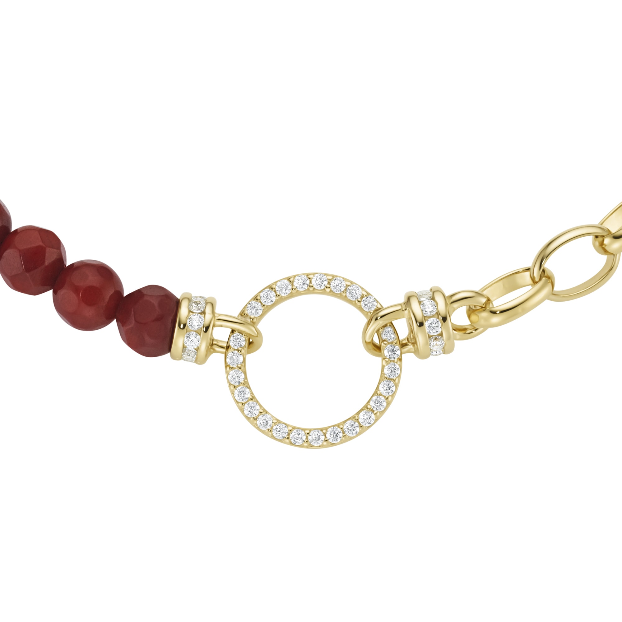 GIORGIO MARTELLO MILANO Armband »Armband mit Ziersteinen, Silber 925«