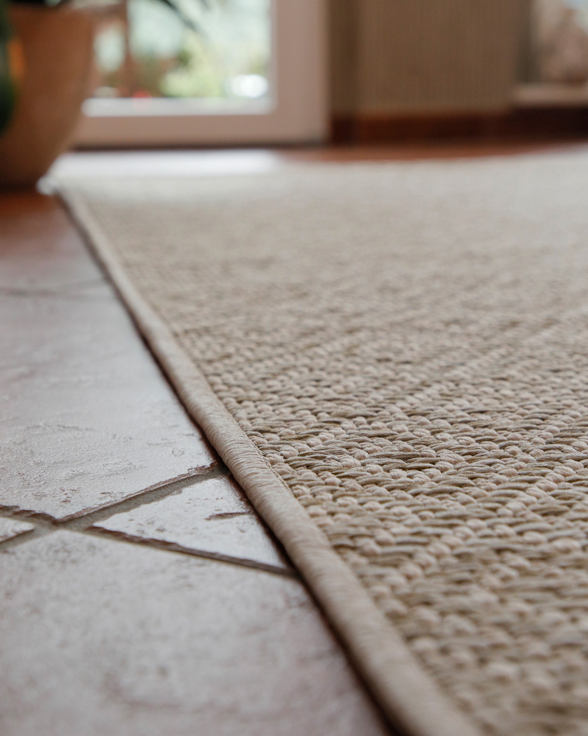 Wecon home Teppich »Miami Beach« rechteckig 5 mm Höhe In- & Outdoor Teppich, wetterfest, modernes Rauten Muster, Balkon