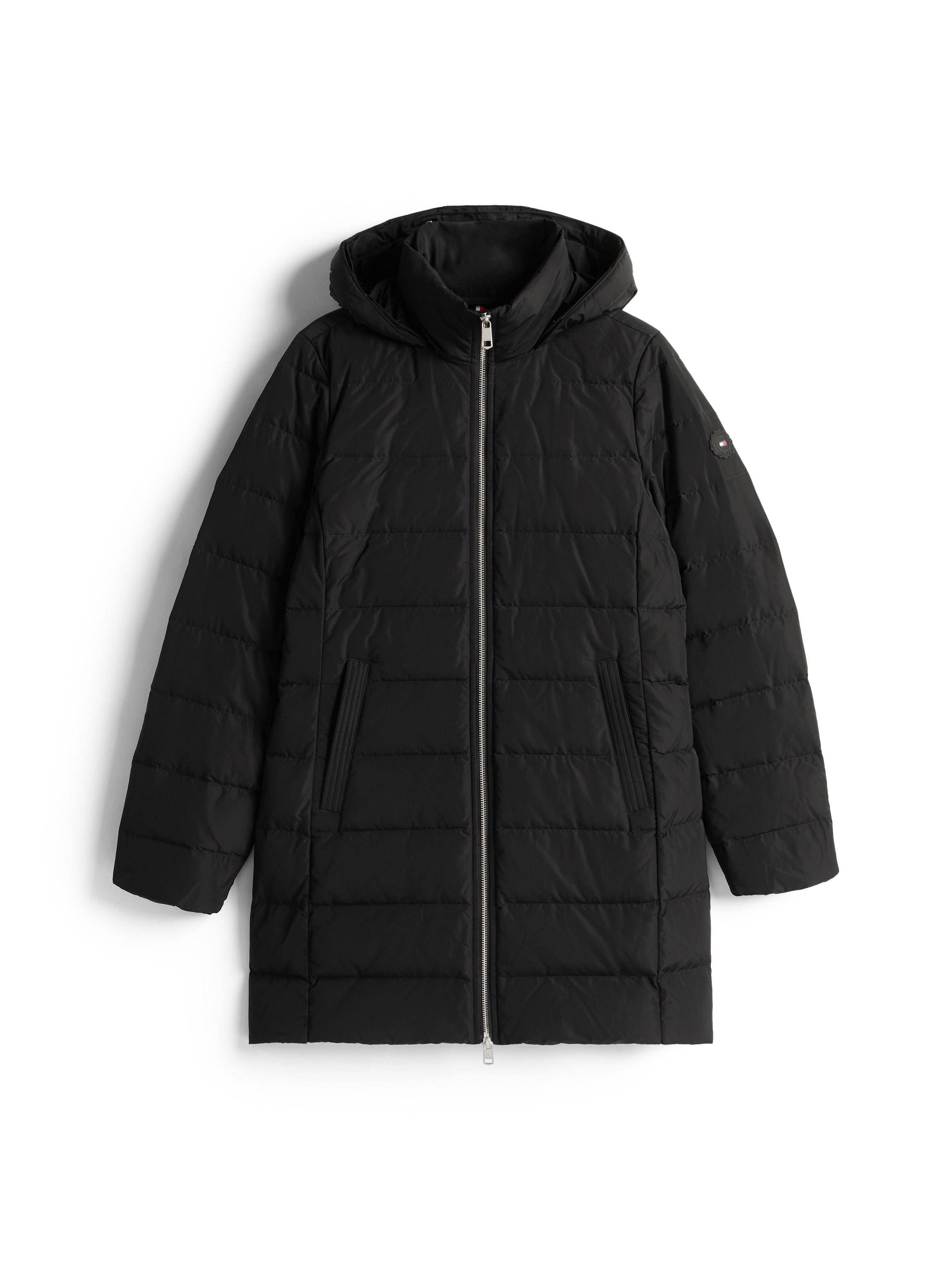 Tommy Hilfiger Steppmantel »MW DOWN SLIM COAT WITH FUR« mit Fellimitat