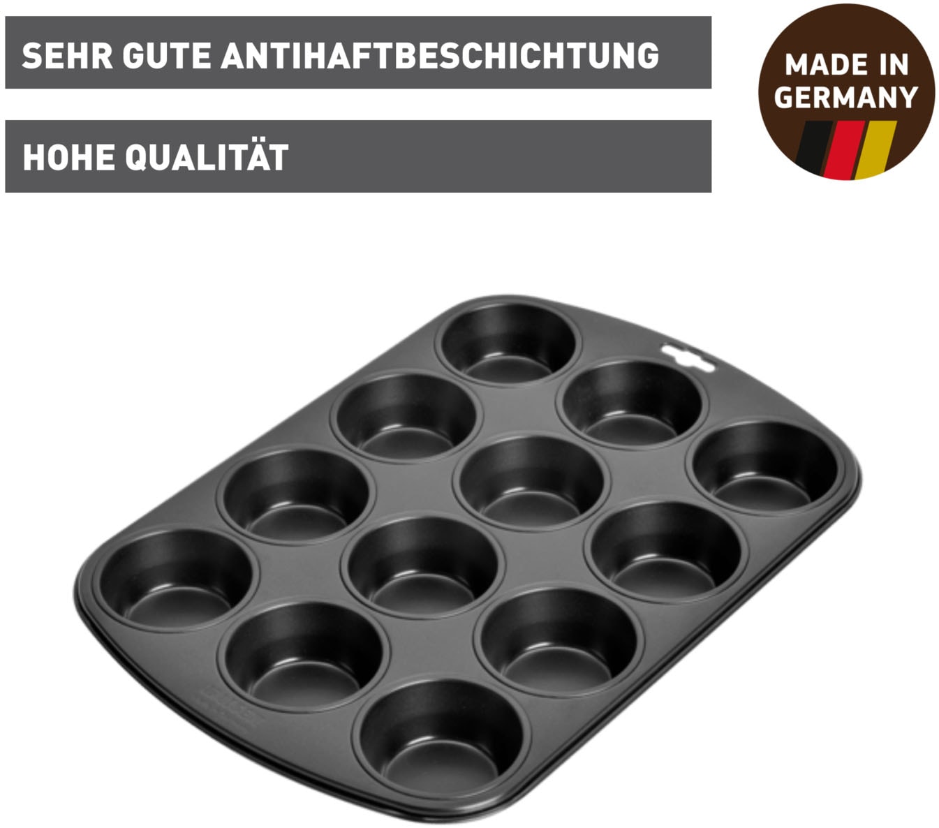 Kaiser Backformen Muffinform »Inspiration«, (1 St.), für 12 Muffins oder Cupcakes, Made in Germany