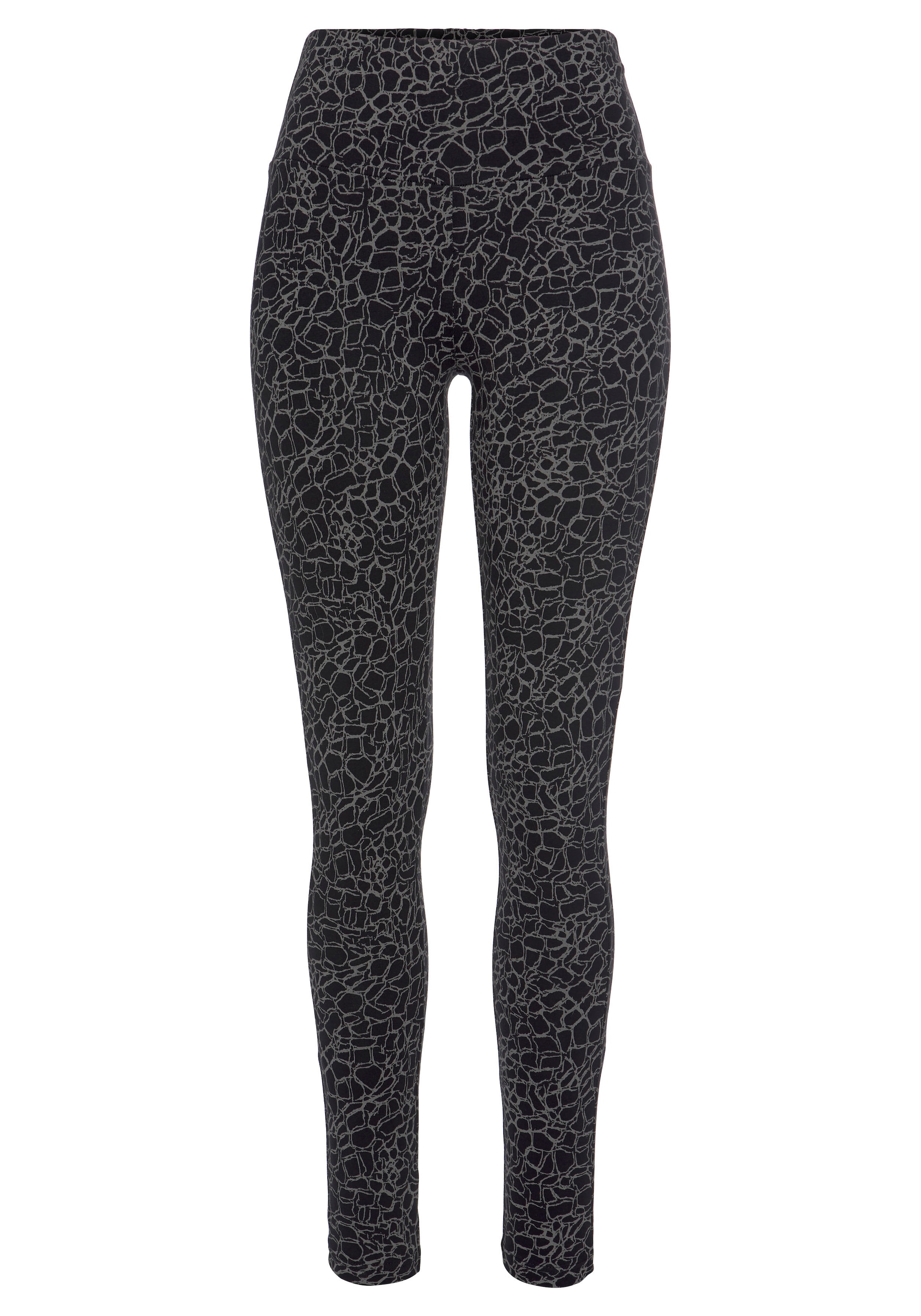 H.I.S Leggings, (2er-Pack), in bedruckt und uni