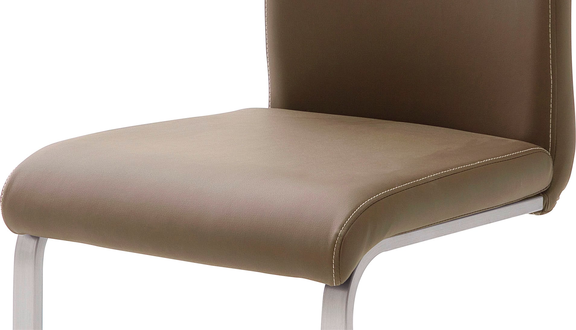 MCA furniture Freischwinger »Paulo 1«, (Set), 4 St., Kunstleder, Stuhl belastbar bis 120 kg