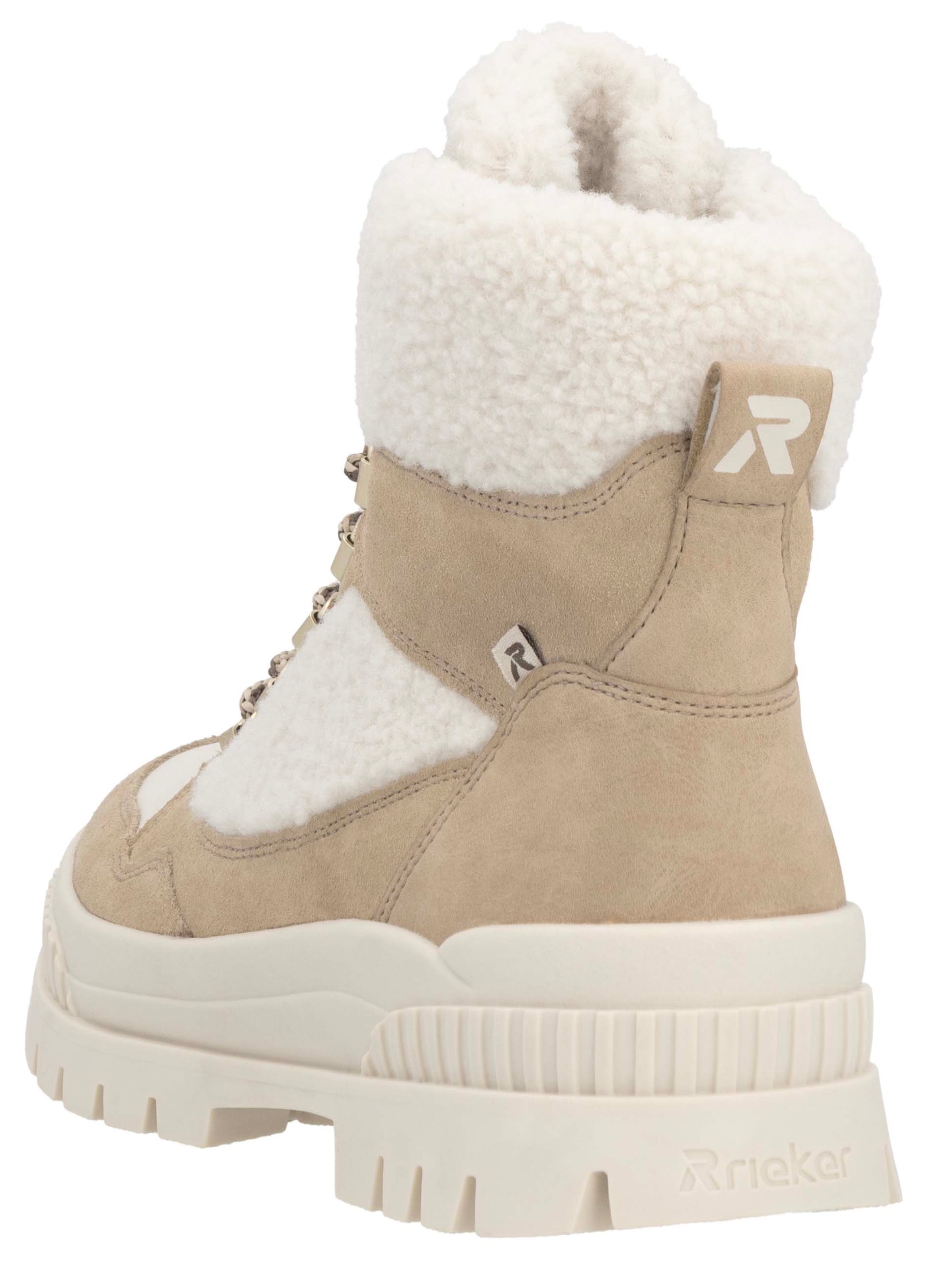 Rieker EVOLUTION Winterboots, Outdoorboots, Winterstiefelette mit Fiber Grip-Laufsohle