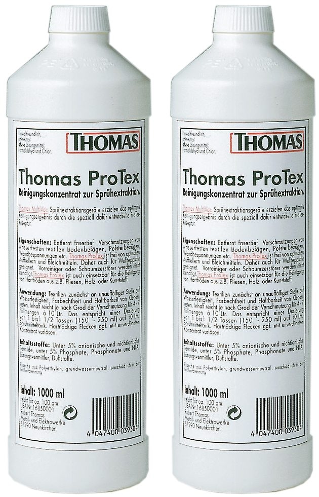 Thomas Teppichreiniger »Protex«, 2x1l Flasche