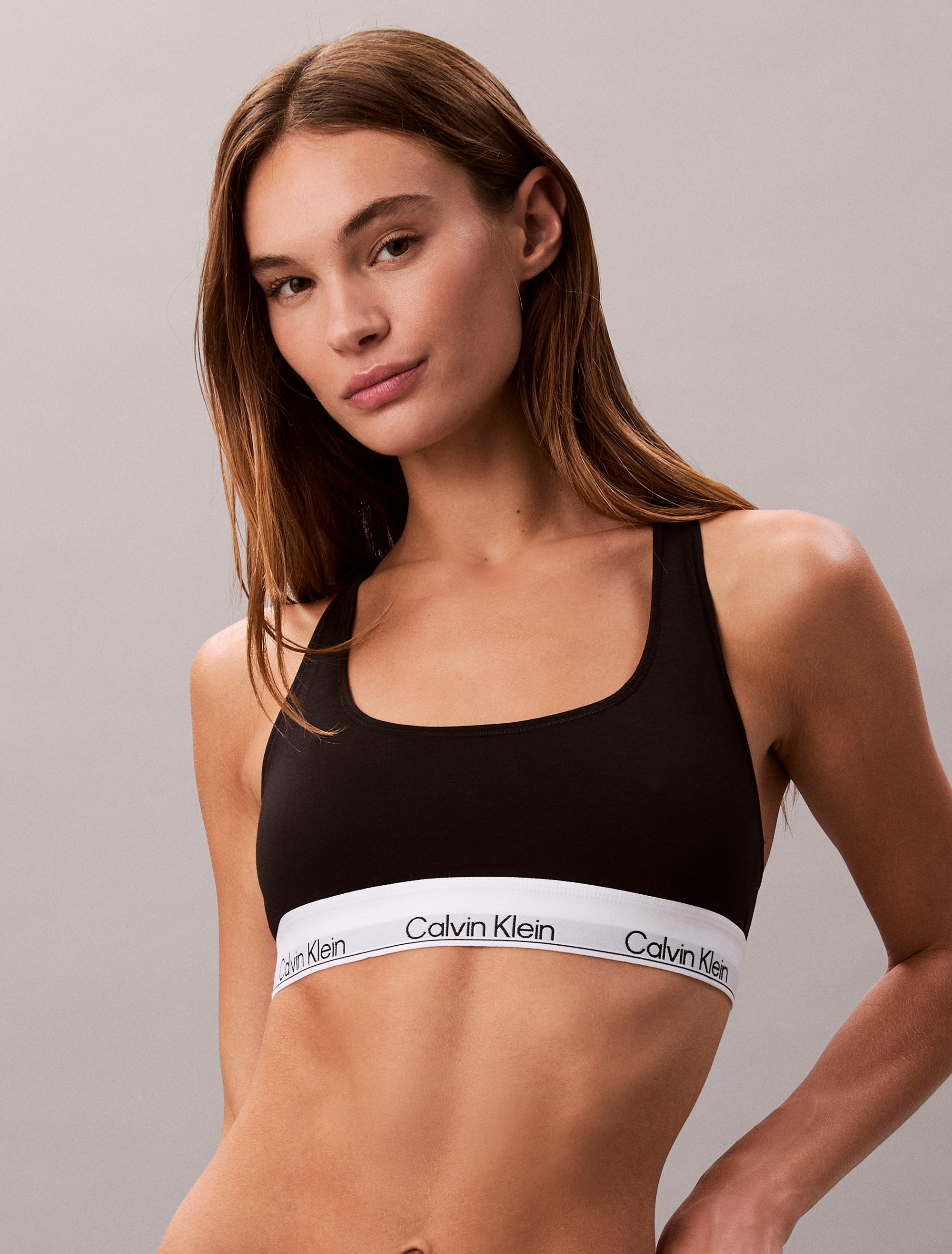 Calvin Klein Underwear Bralette »UNLINED BRALETTE«, Mit elastischem Saum