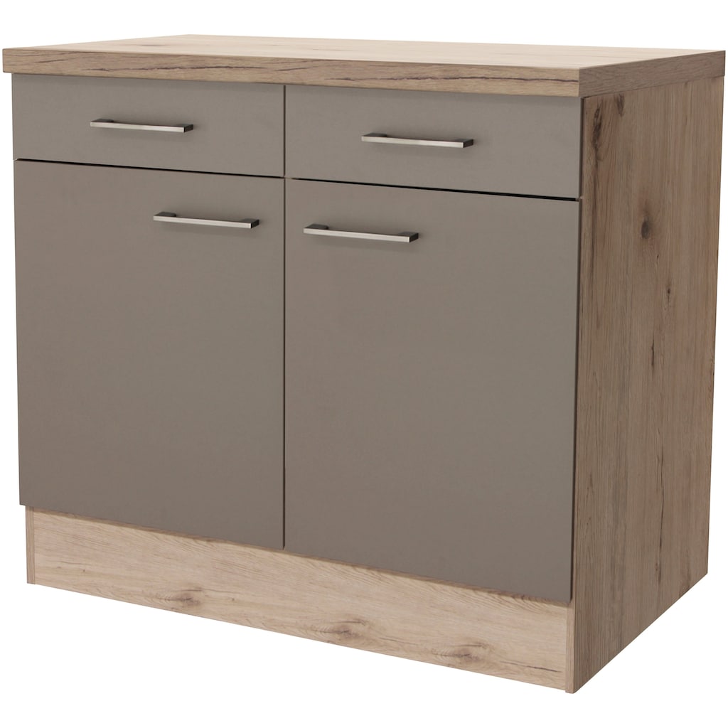 Flex-Well Unterschrank »Riva«, (B x H x T) 100 x 86 x 60 cm, für viel Stauraum