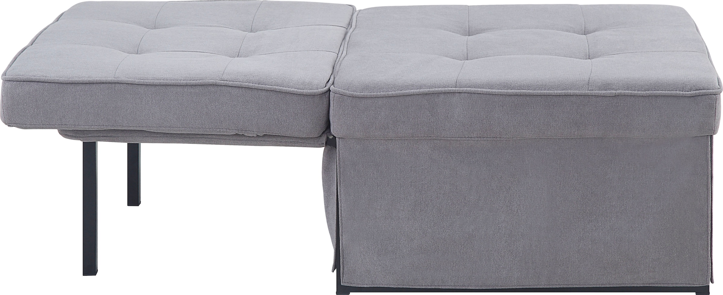 ATLANTIC home collection Schlafsofa Finn, wandelbar zum Loungesessel, Relaxliege und Gästebett, inkl. Kissen