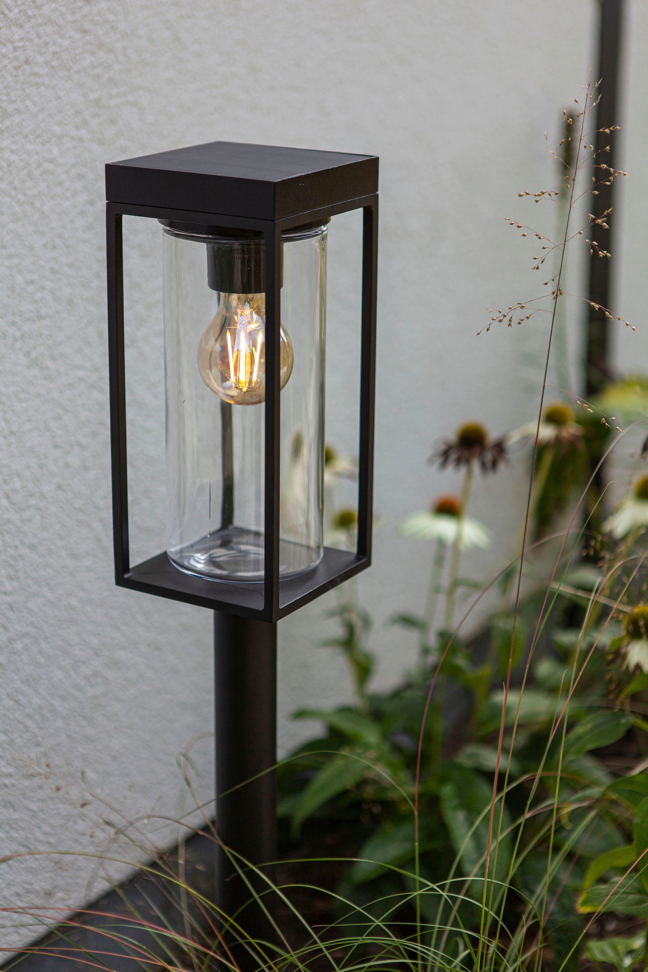 LUTEC LED Solarleuchte »FLAIR«, Leuchtmittel E27 | Leuchtmittel wechselbar