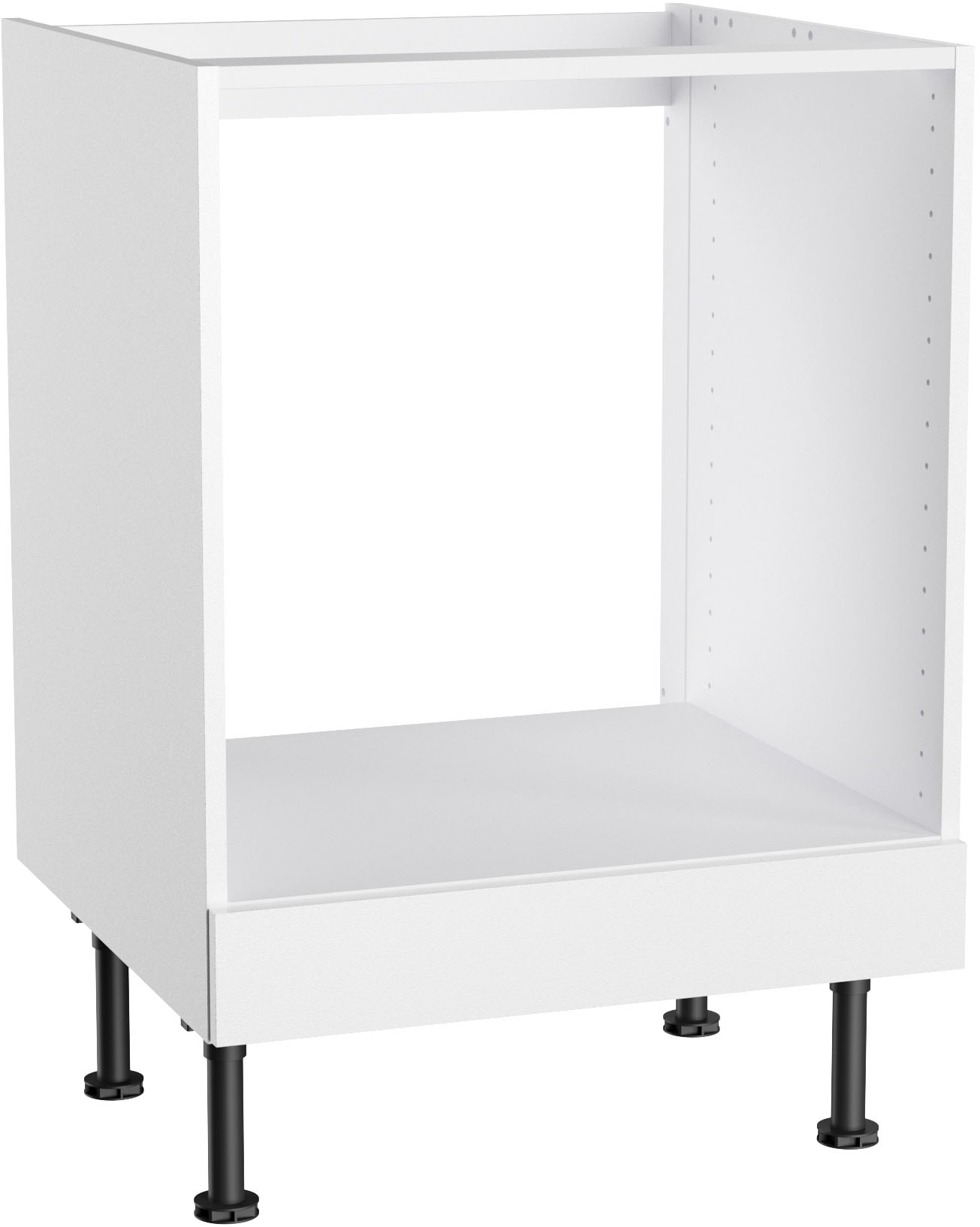 KOCHSTATION, Herdumbauschrank »KS-Bern2« Breite 60 cm, Umbauschrank für Einbauherde, 1 feste Blende, weiß/weiß, B/H/T: 60 cm x 87 cm x 58,4 cm, weiß/