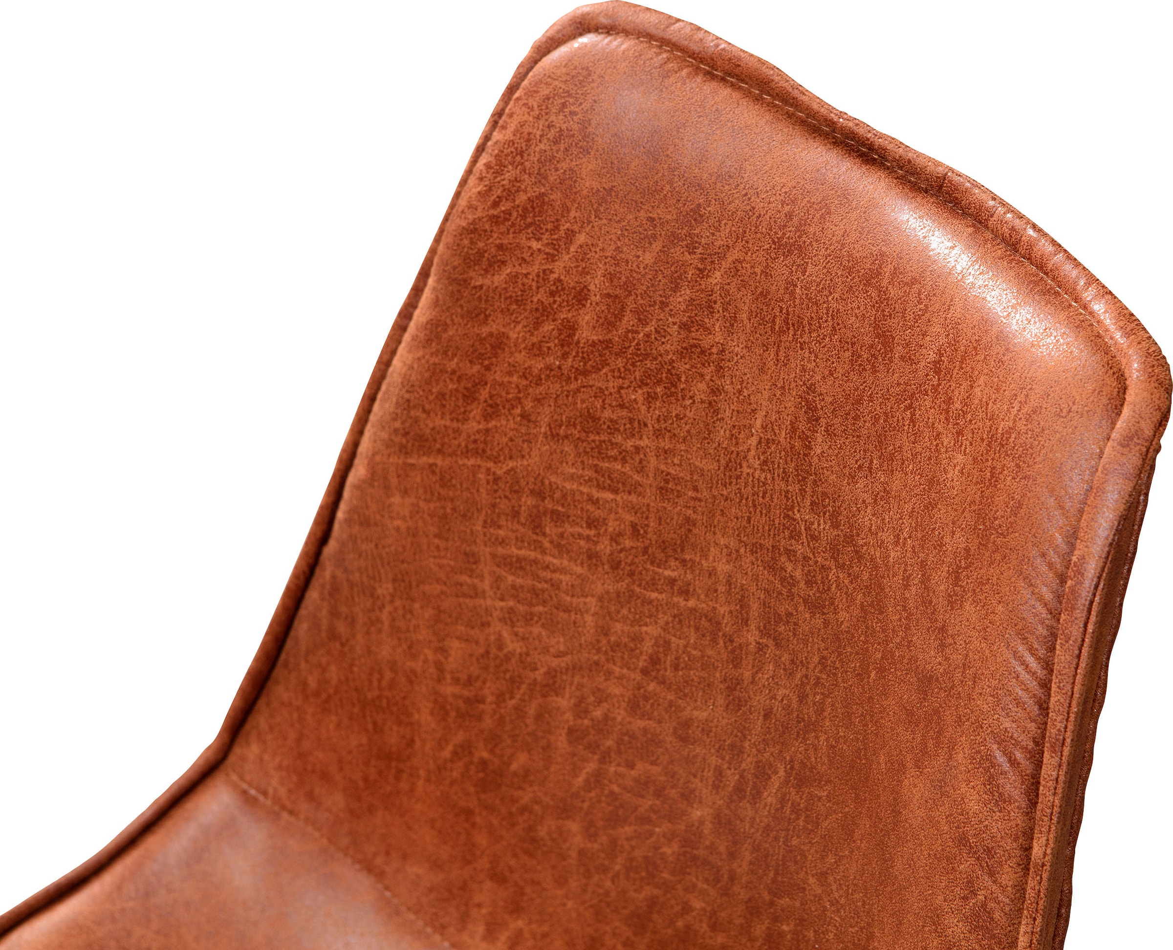 WOOOD Esszimmerstuhl »SVENS«, 2 St., Kunstleder, Wannenförmig, Breite 50 cm