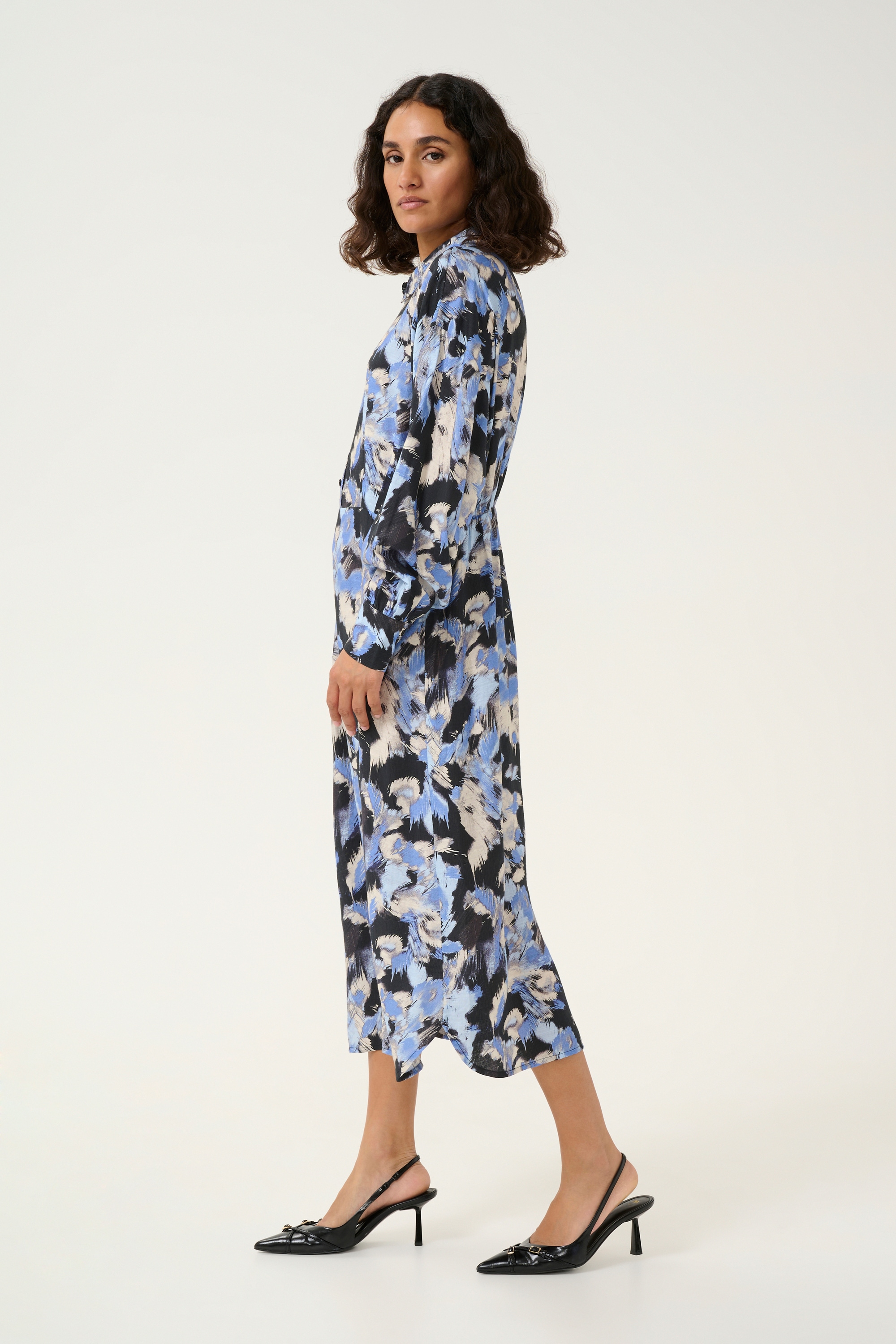 KAFFE Midikleid »Damen Kleid KAvictoria«