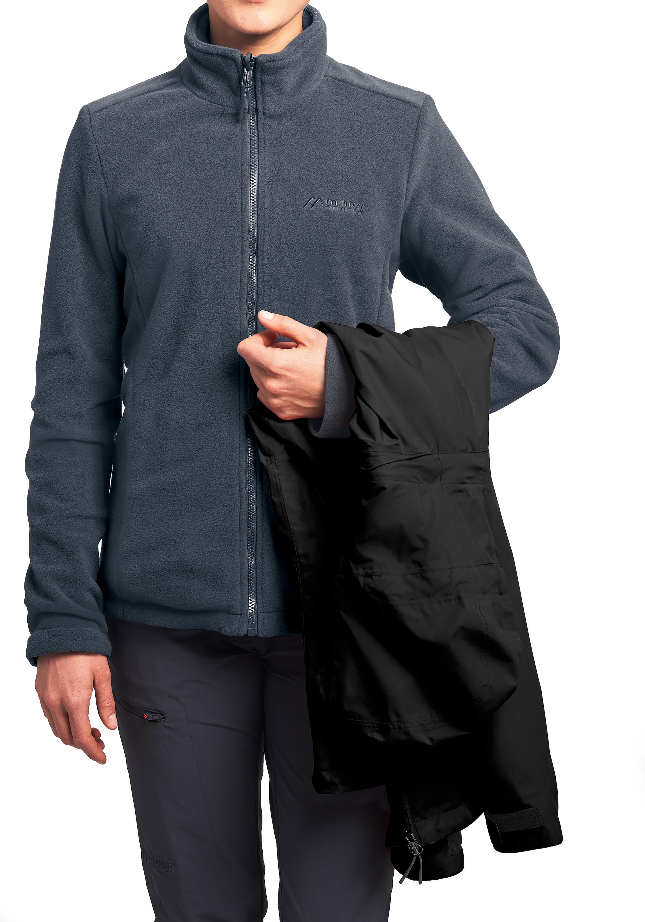 Maier Sports Funktionsjacke »Gregale DJ W«, Damen Wanderjacke wasserdicht, Outdoorjacke mit Kapuze