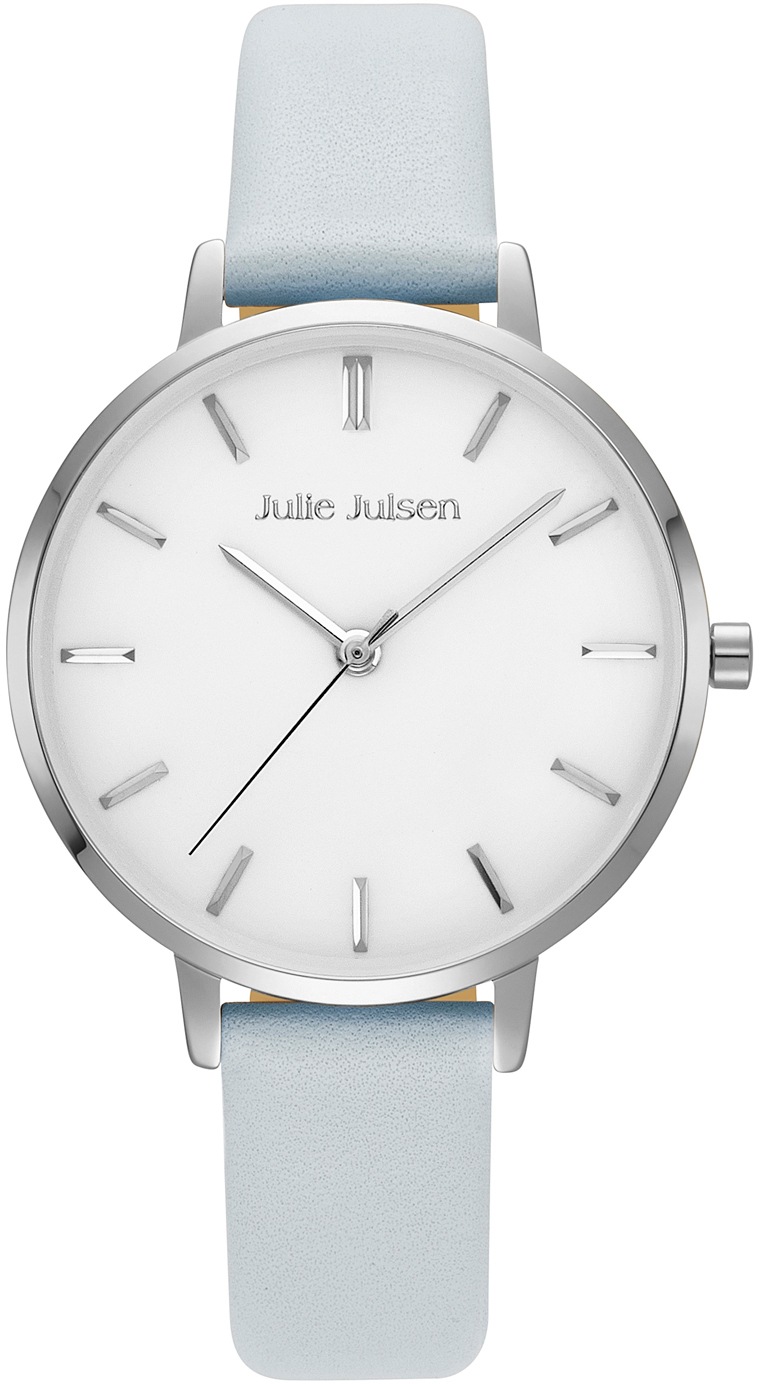 Julie Julsen Quarzuhr »Basic Silver Light Blue, JJW1430SL-4« bequem  bestellen