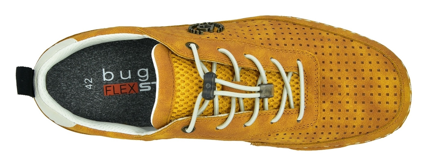 bugatti Slip-On Sneaker, Freizeitschuh, Halbschuh, Slipper mit Lochmuster