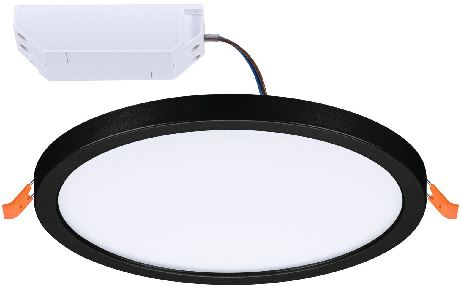 Paulmann LED Einbauleuchte »VariFit LED Einbaupanel Areo IP44 rund 175mm 4000K Schwarz dimmbar«, 1 flammig, VariFit LED Einbaupanel Areo IP44 rund 175mm 4000K Schwarz dimmbar